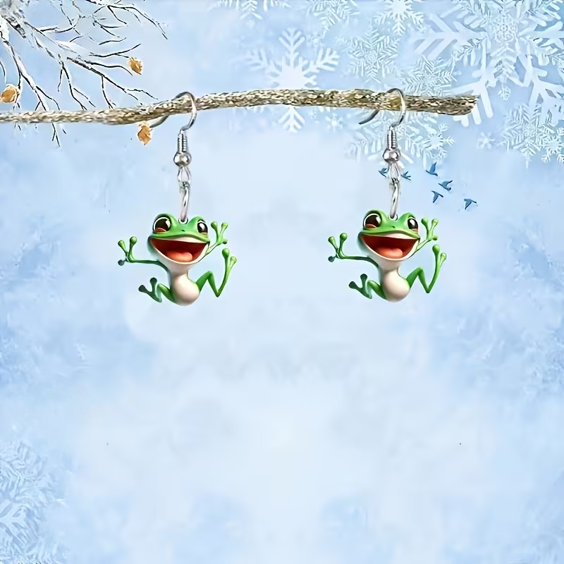 🐸💚 Froggy Joy Earrings