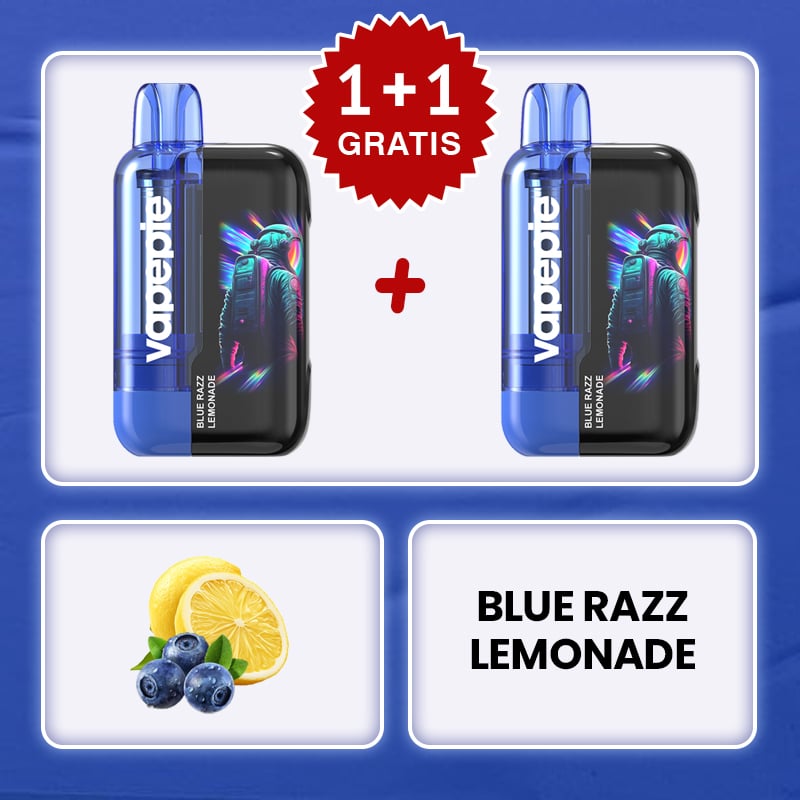 🎉1+1 GRATIS!🎉	BLUE RAZZ LEMONADE -  TK × VAPEPIE Ultra Phantom 30000 PUFFS