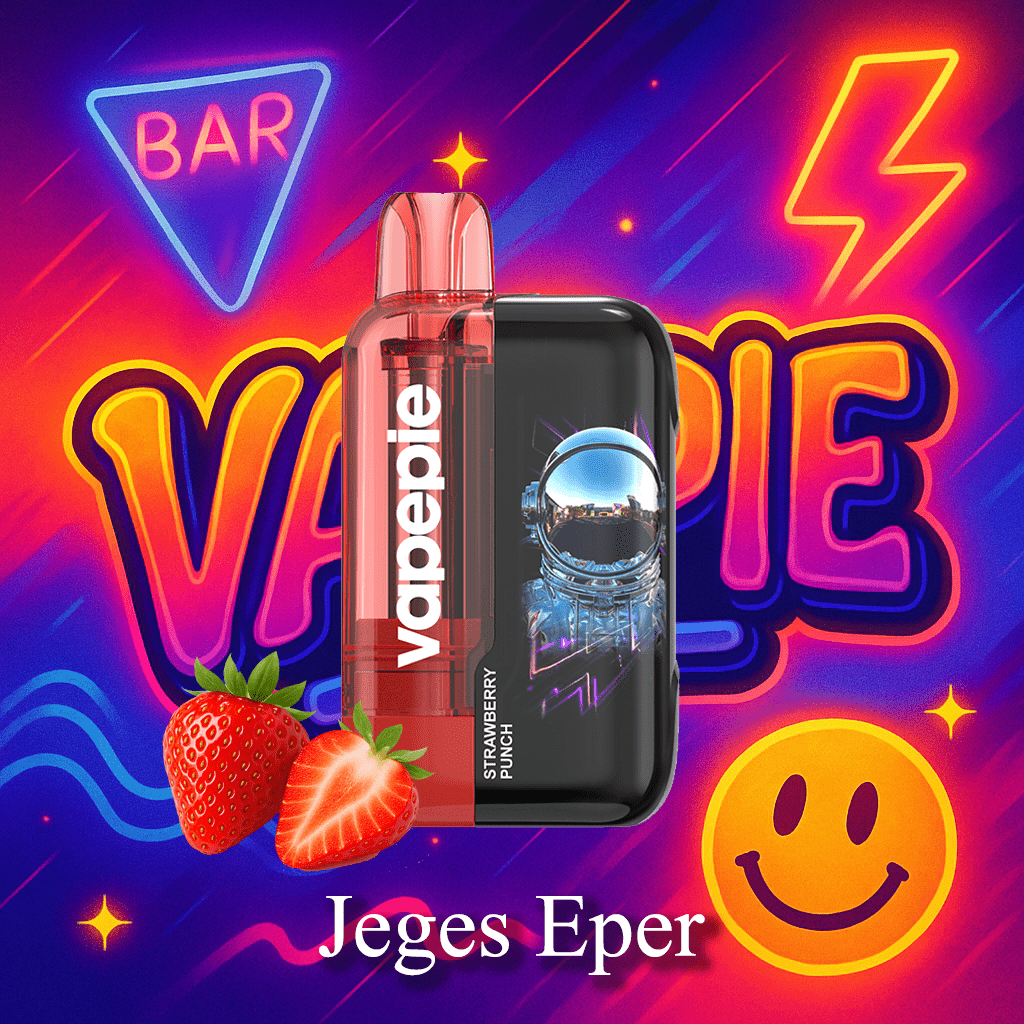 VAPEPIE 30000 Szuper - Jeges Eper