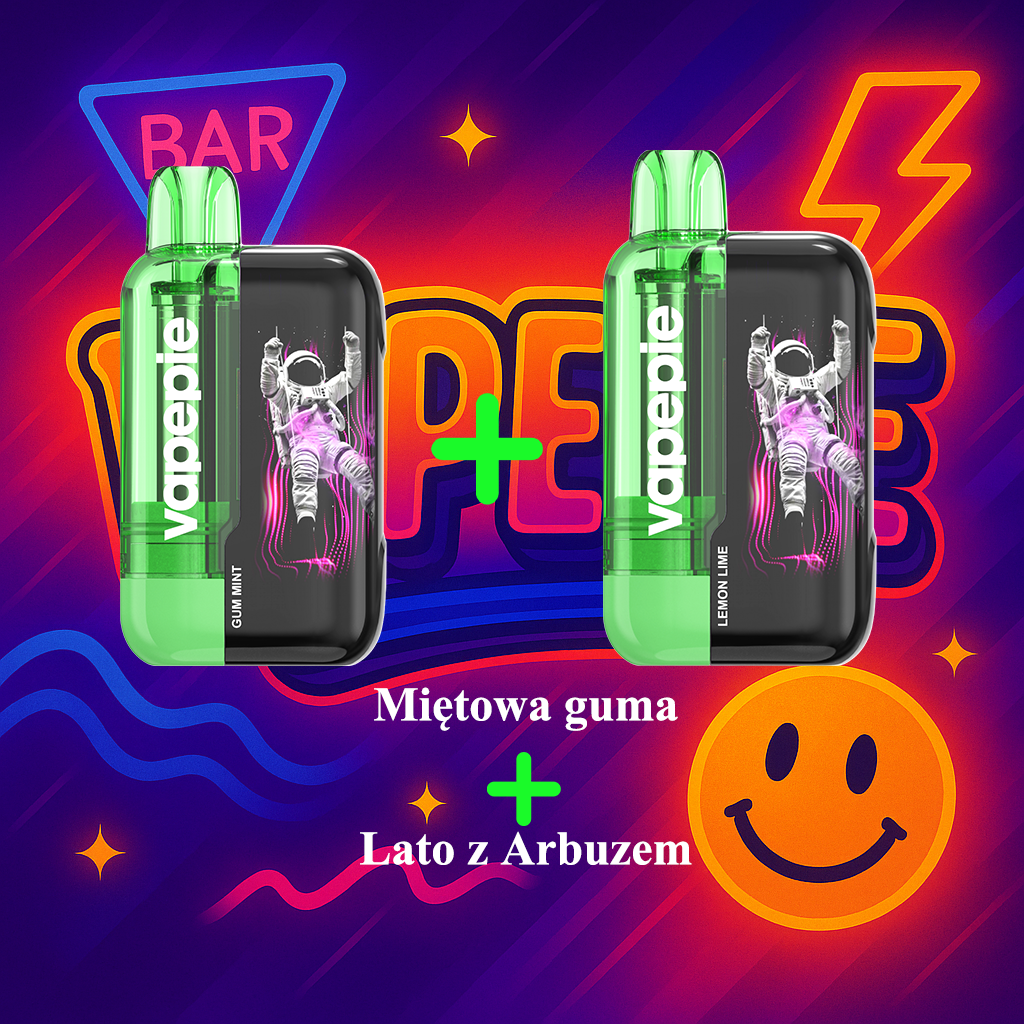 Zestaw promocyjny 1+1 （30K Miętowa guma + 30K Lato z Arbuzem）