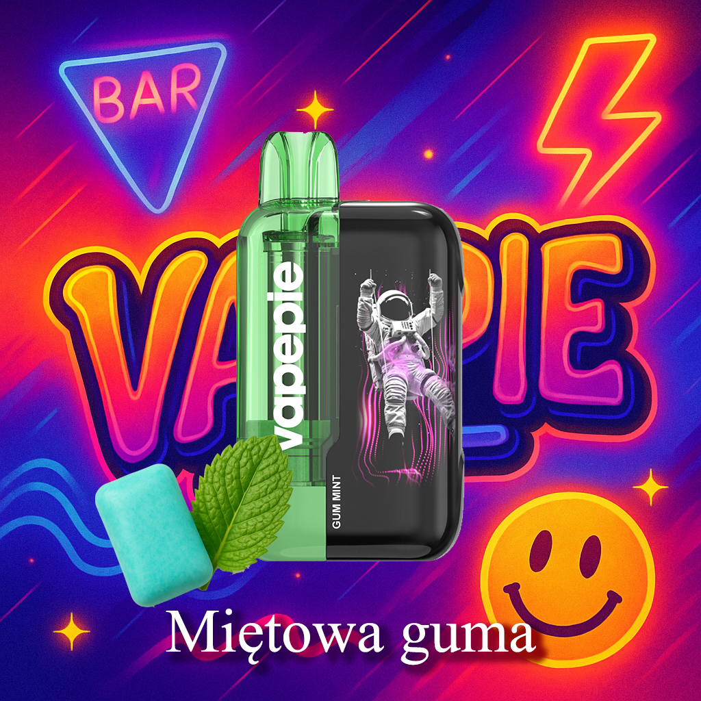VAPEPIE 30K Super - Miętowa guma