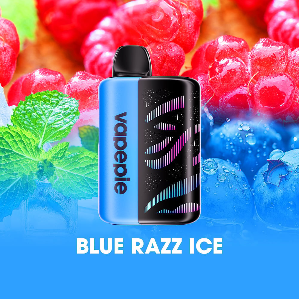 Framboise Bleue Glacée | Cigarette électronique jetable rechargeable – 35 000 bouffées