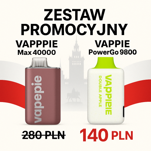 🔥 VAPEPIE Max 40000 + PowerGo 9800 – Limitowany Zestaw Premium Duo