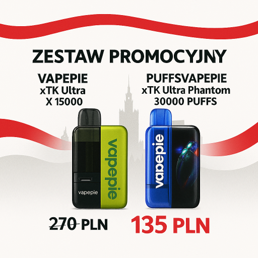 🚀 TK Duo: VAPEPIE 30000 + Ultra X 15000 – Seria Limitowana