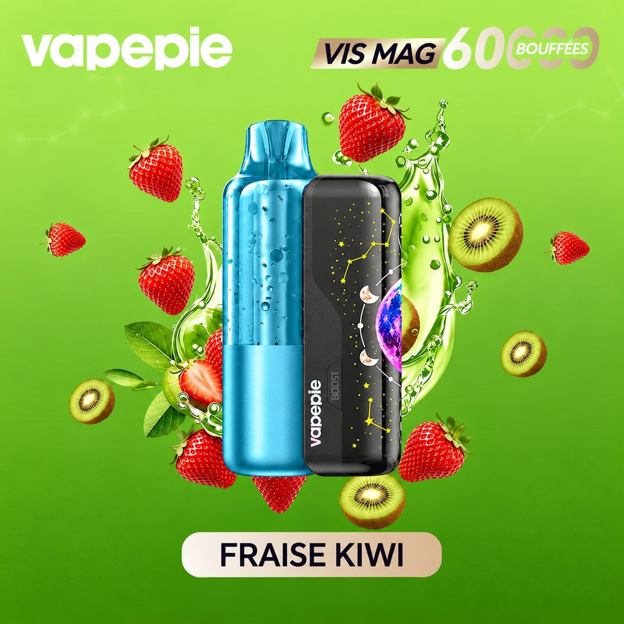 Neues Vapepie VIS MAG mit austauschbarem Pod – 60.000 Züge (3 % Nikotin)