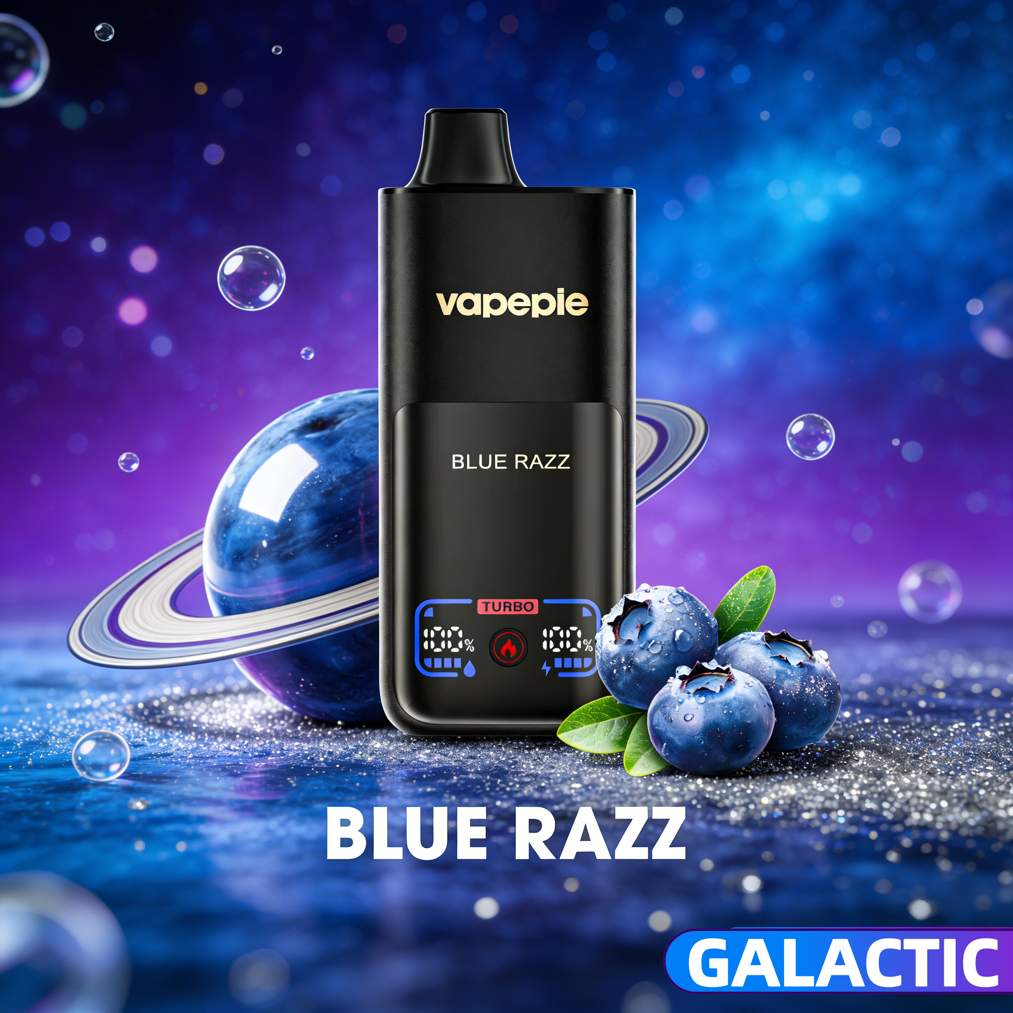 VAPEPIE Blue Razz 70 000 ťahov Jednorázová e-cigareta