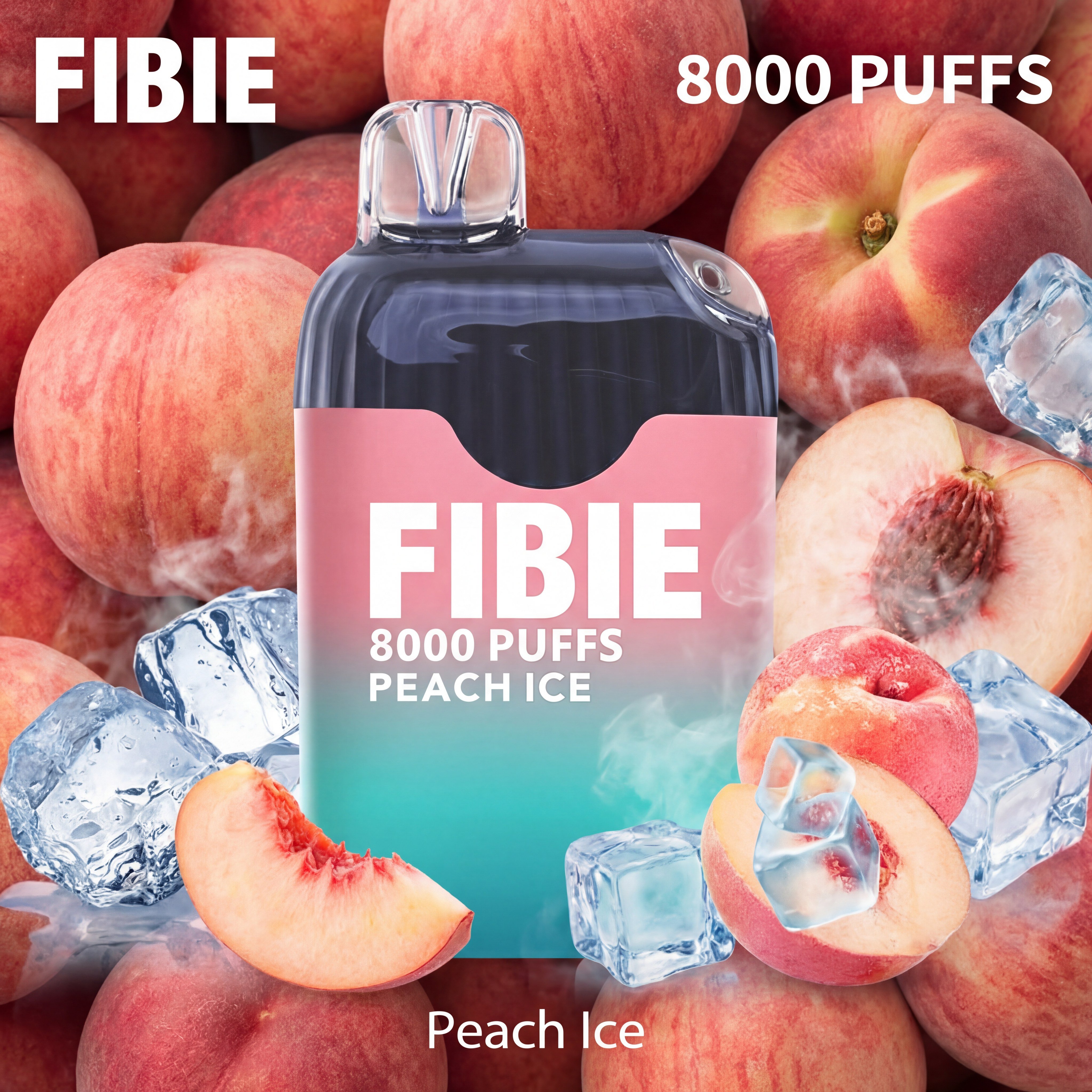 FIBIE 8000 PUFFS -Słodki sorbet o smaku brzoskwiń