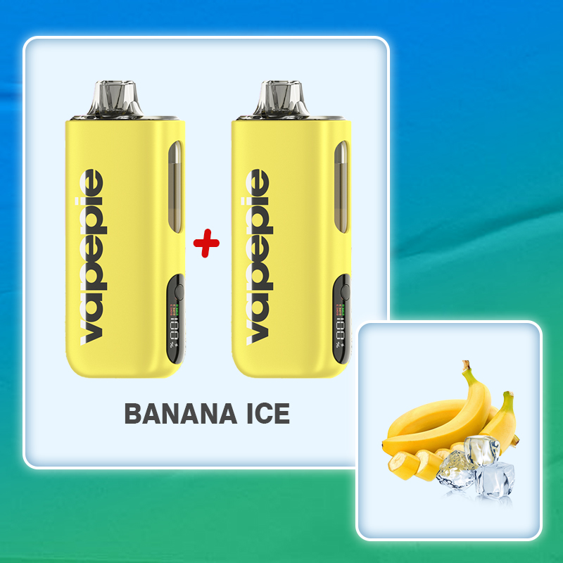 🎉Promocja 1+1 GRATIS!🎉Bananowa zamieć lodowa & VAPEPIE Max 40000 PUFFS
