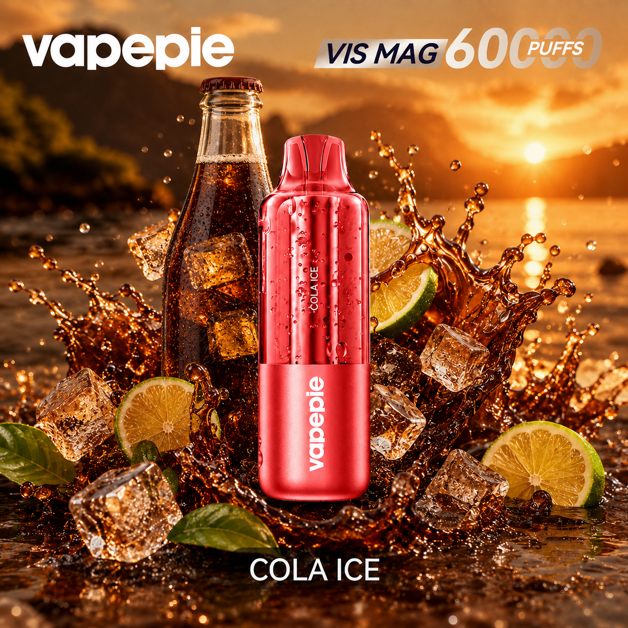 ⭐⭐⭐⭐⭐VAPEPIE VIS MAG 60 000 Puffów —🔋Urządzenie (bateria) + 💧Wkład (e-liquid)