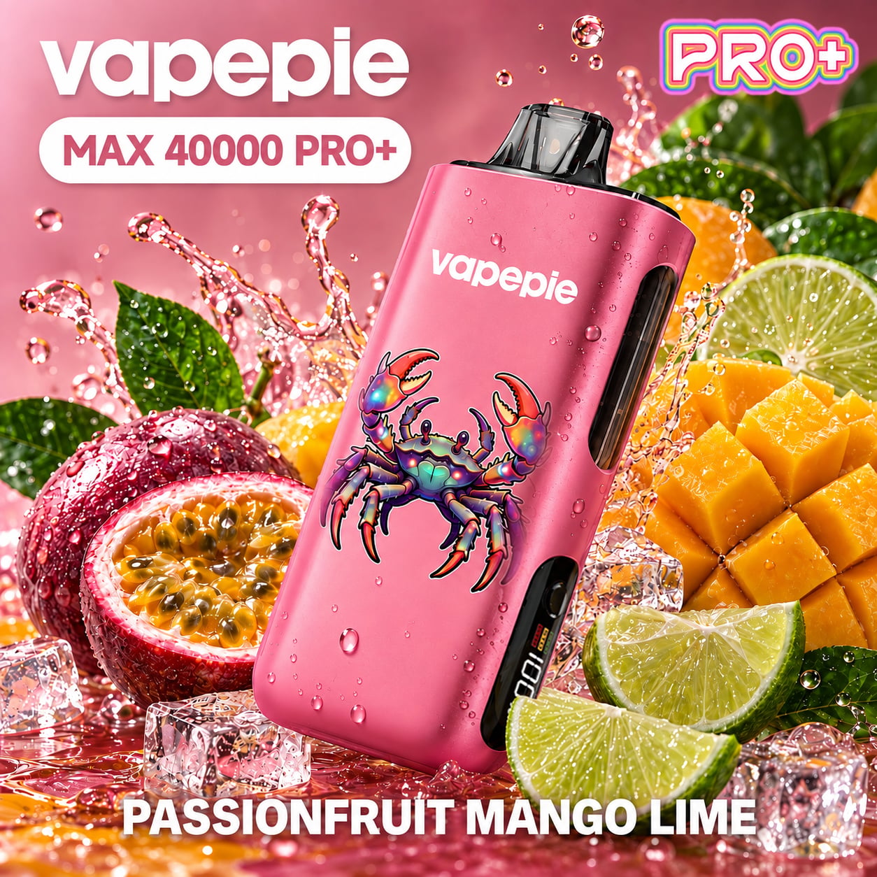 🎉Promocja 1+1 GRATIS!🎉 Marakuja mango limonka & VAPEPIE Max 40000 PRO