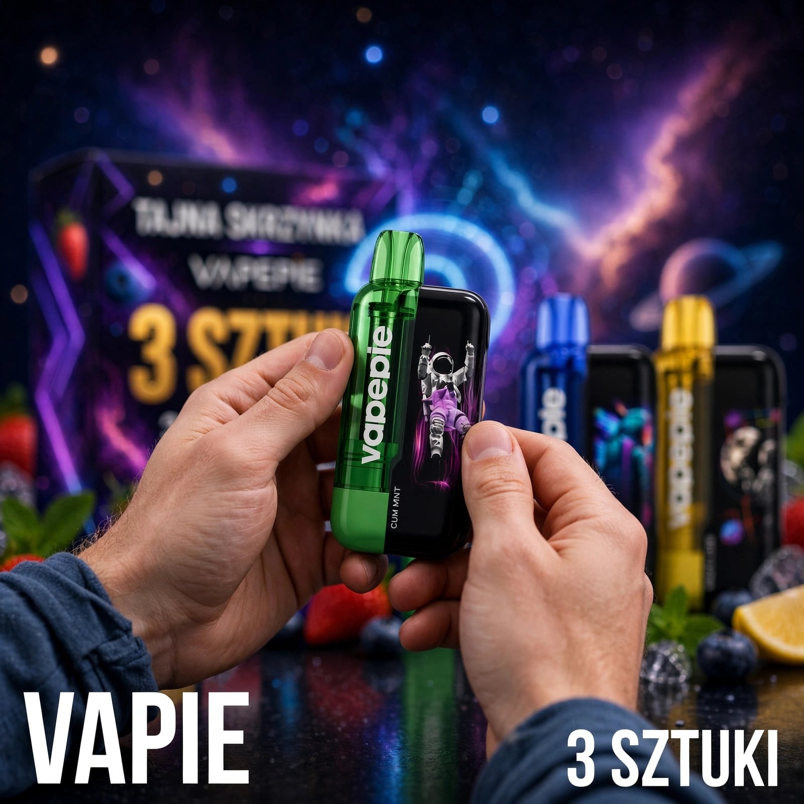 💥3-częściowy Pudełko Niespodzianka – VAPEPIE Ultra Phantom 30000 Puffów