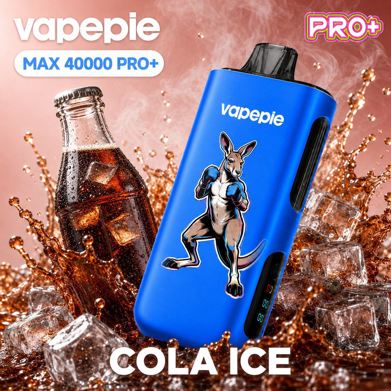 ⭐⭐⭐⭐⭐ VAPEPIE Max 40000 PRO - ulepszony jednorazowy e-papieros o większej pojemności i silikonowym ustnikiem