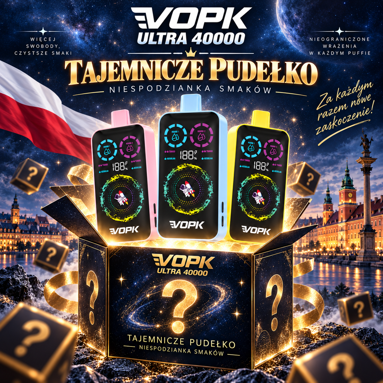 VOPK ULTRA 40 000 puffów – smaki 2 w 1 | 2%