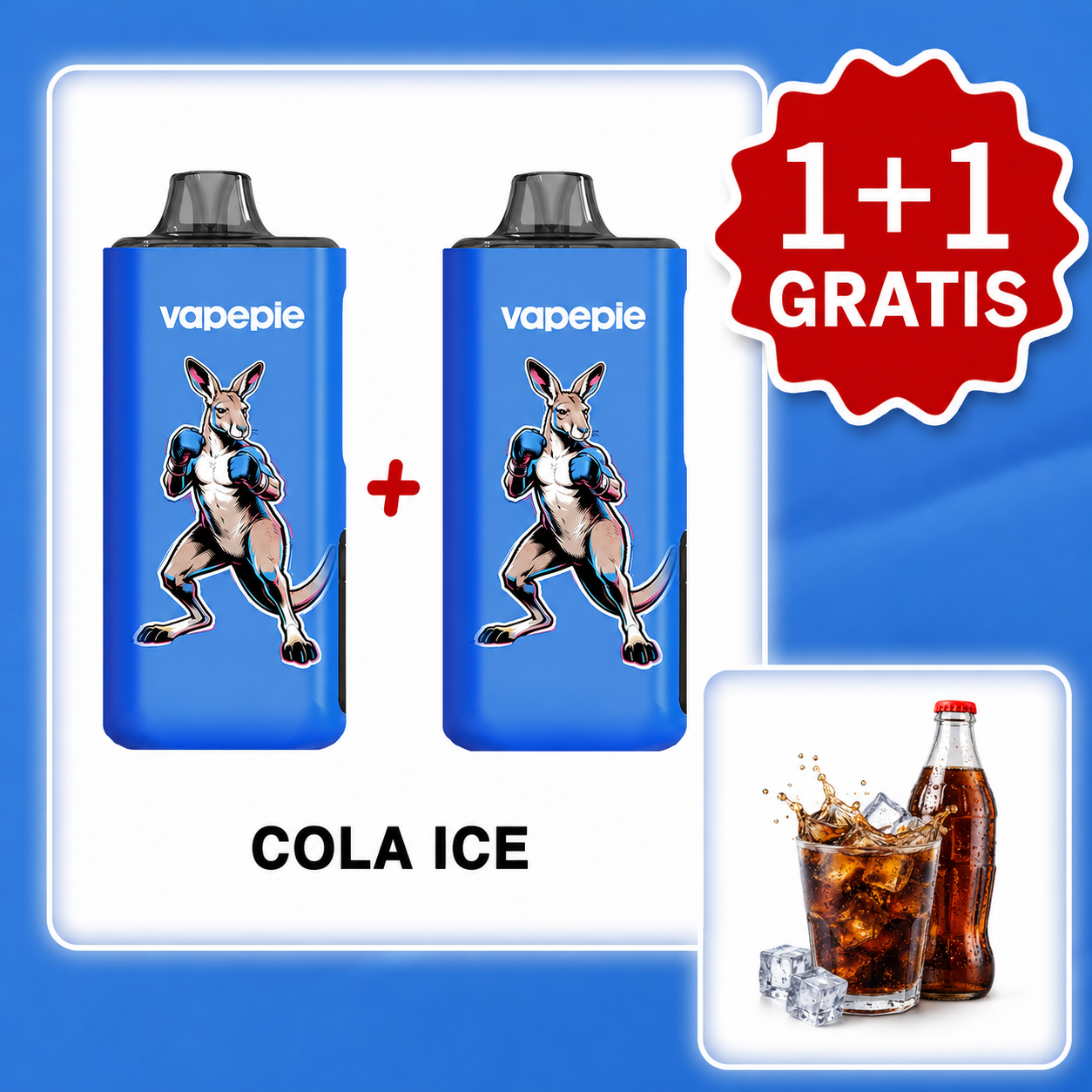 🎉Promocja 1+1 GRATIS!🎉 Cola Ice & VAPEPIE Max 40 000  PRO+