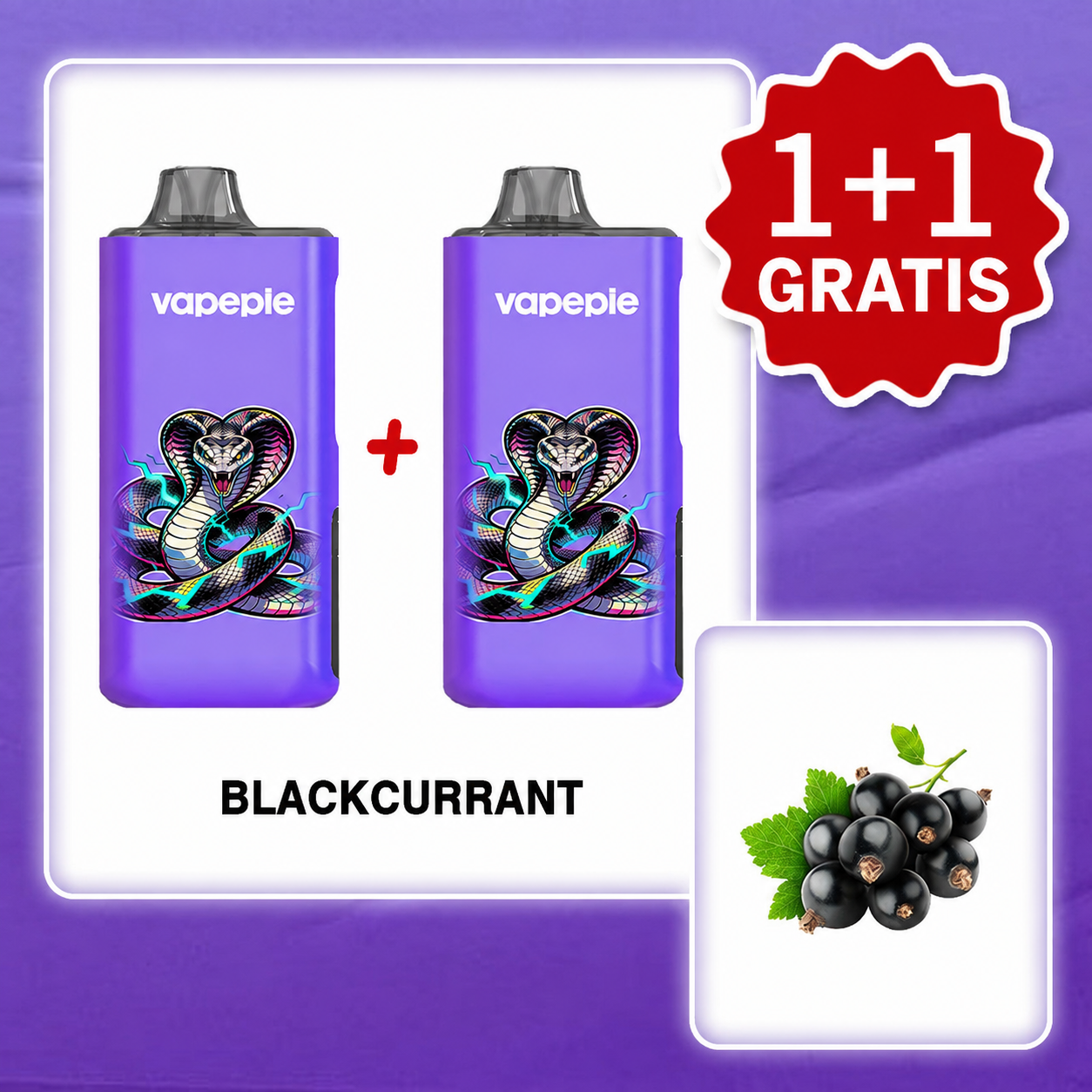 🎉Promocja 1+1 GRATIS!🎉 Czarna Porzeczka & Jeżyna & VAPEPIE Max 40 000  PRO+