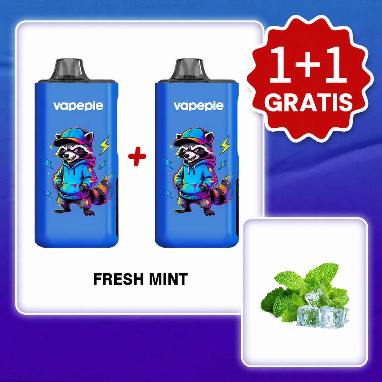 🎉Promocja 1+1 GRATIS!🎉Orzeźwiająca Mięta & VAPEPIE Max 40 000  PRO+