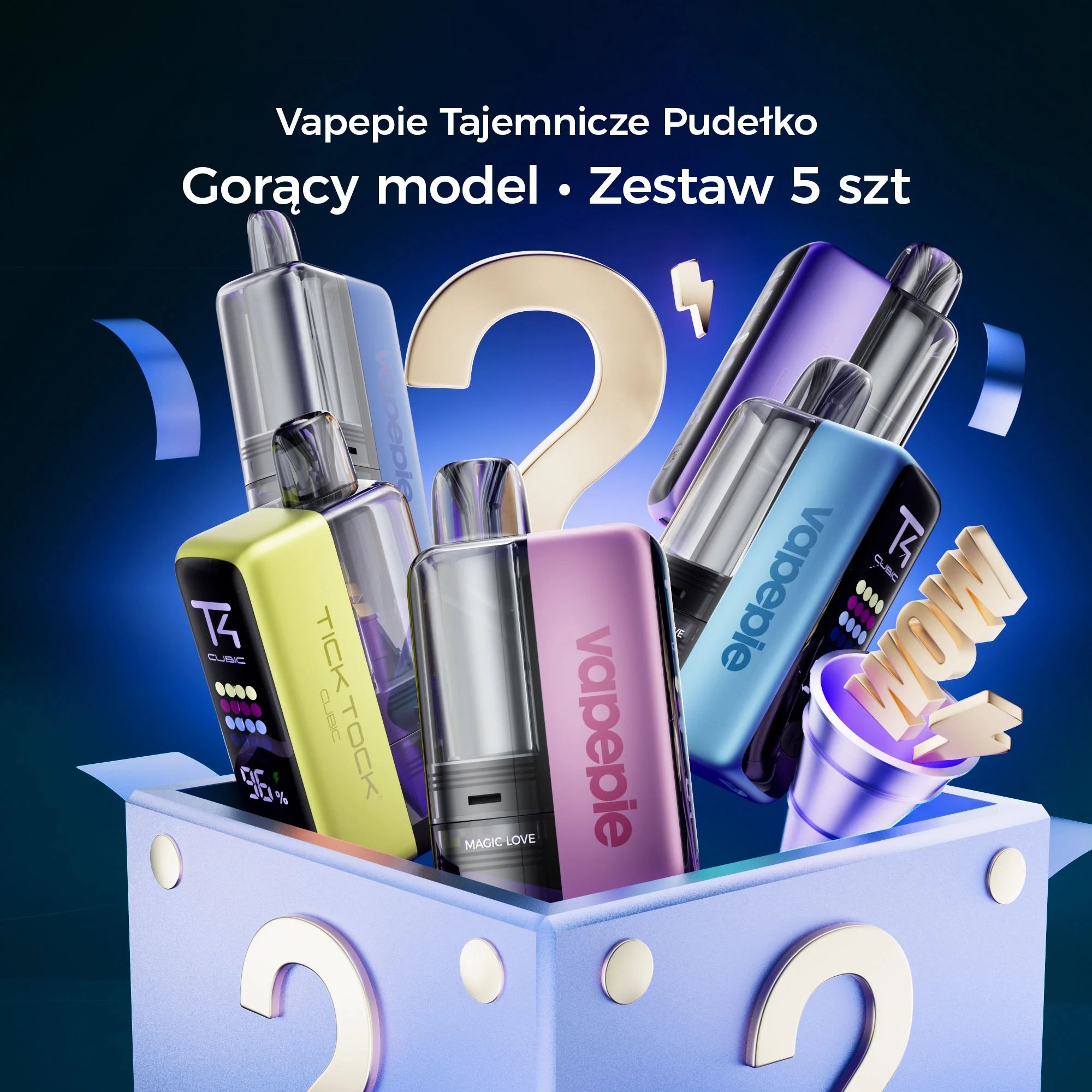 🎁5-częściowy Pudełko Niespodzianka – VAPEPIE x TK Ultra X 15000 PUFFS