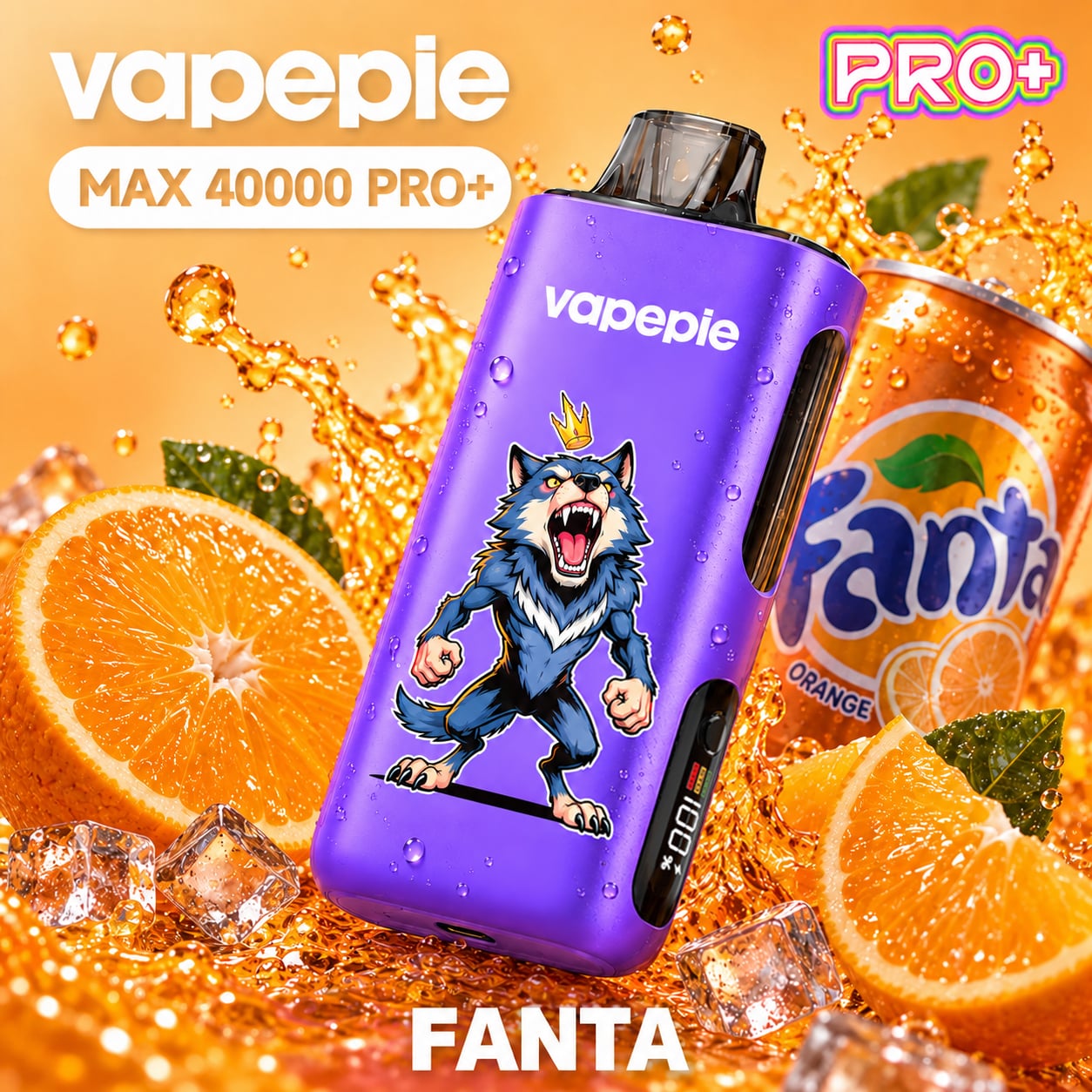 ⭐⭐⭐⭐⭐ VAPEPIE Max 40000 PRO - ulepszony jednorazowy e-papieros o większej pojemności i silikonowym ustnikiem