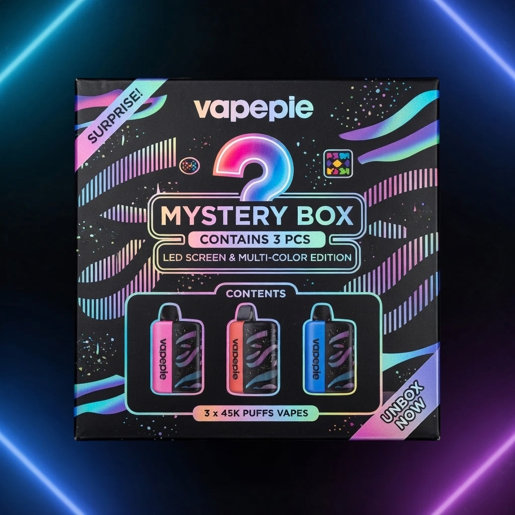 💥3-częściowy Pudełko Niespodzianka - Vapepie Galactic Gleam 45000 PUFFS