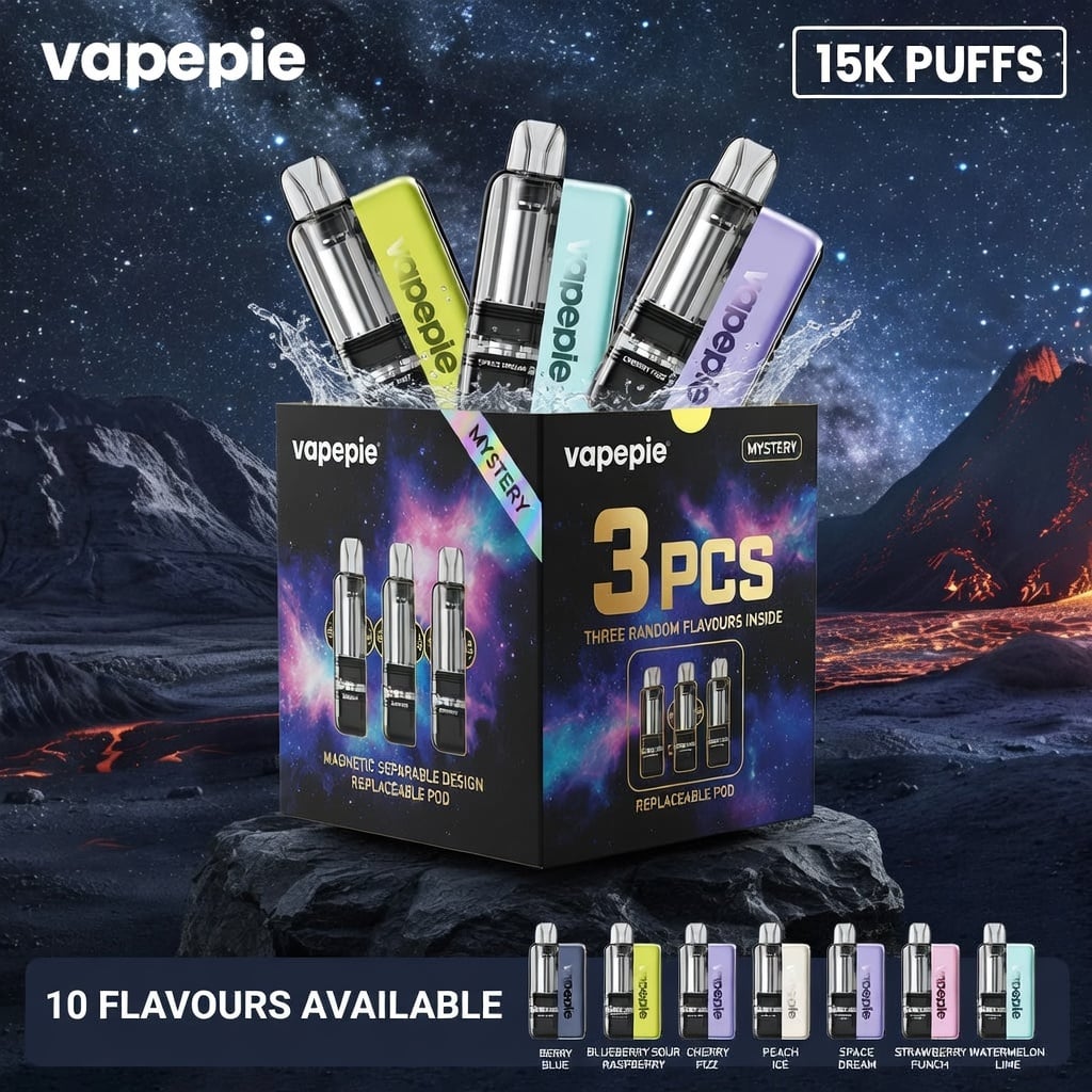 💥3-częściowy Pudełko Niespodzianka – VAPEPIE x TK Ultra X 15000 PUFFS