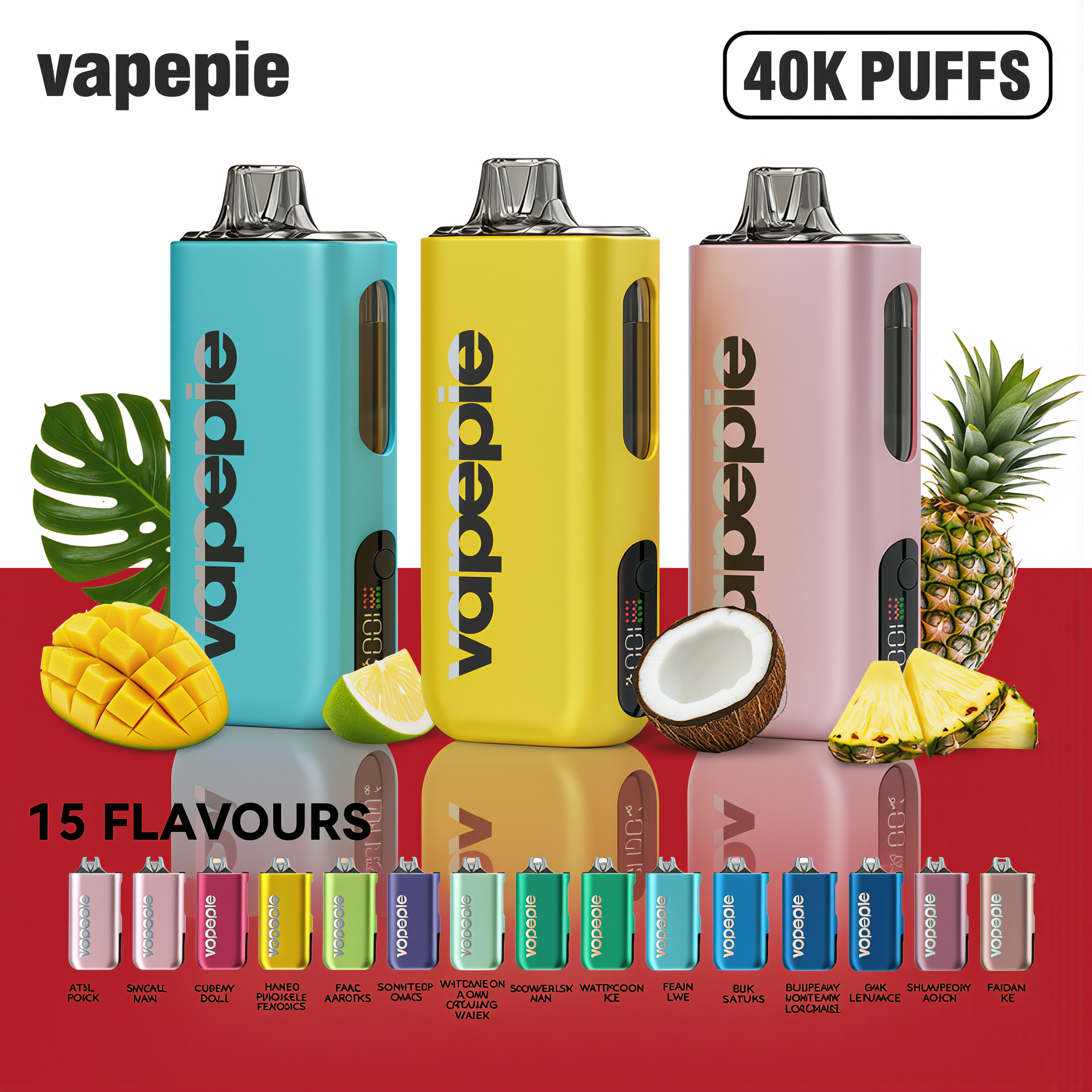 🔥VAPEPIE Max 40000 PUFFS - 💥Pierwszy na świecie ultracienki Vape o dużej pojemności💥