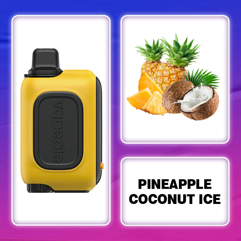 Ananas Kokosová led  & Vapepie RO 15000 PUFFS