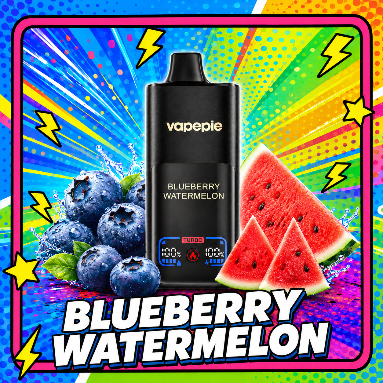VAPEPIE 70000 PUFFS-Áfonya-görögdinnye íz
