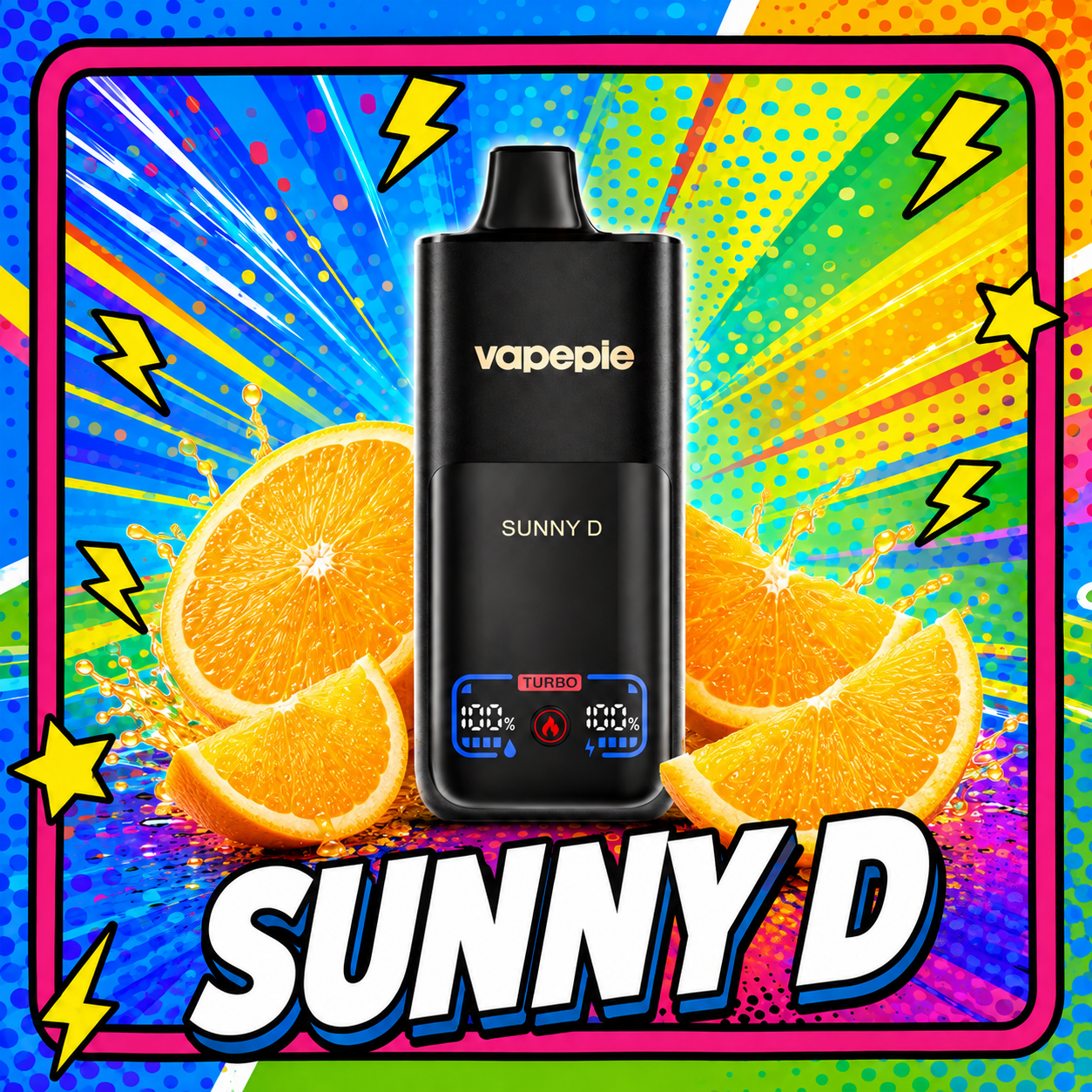 VAPEPIE 70000 PUFFS-Napfény narancs íz