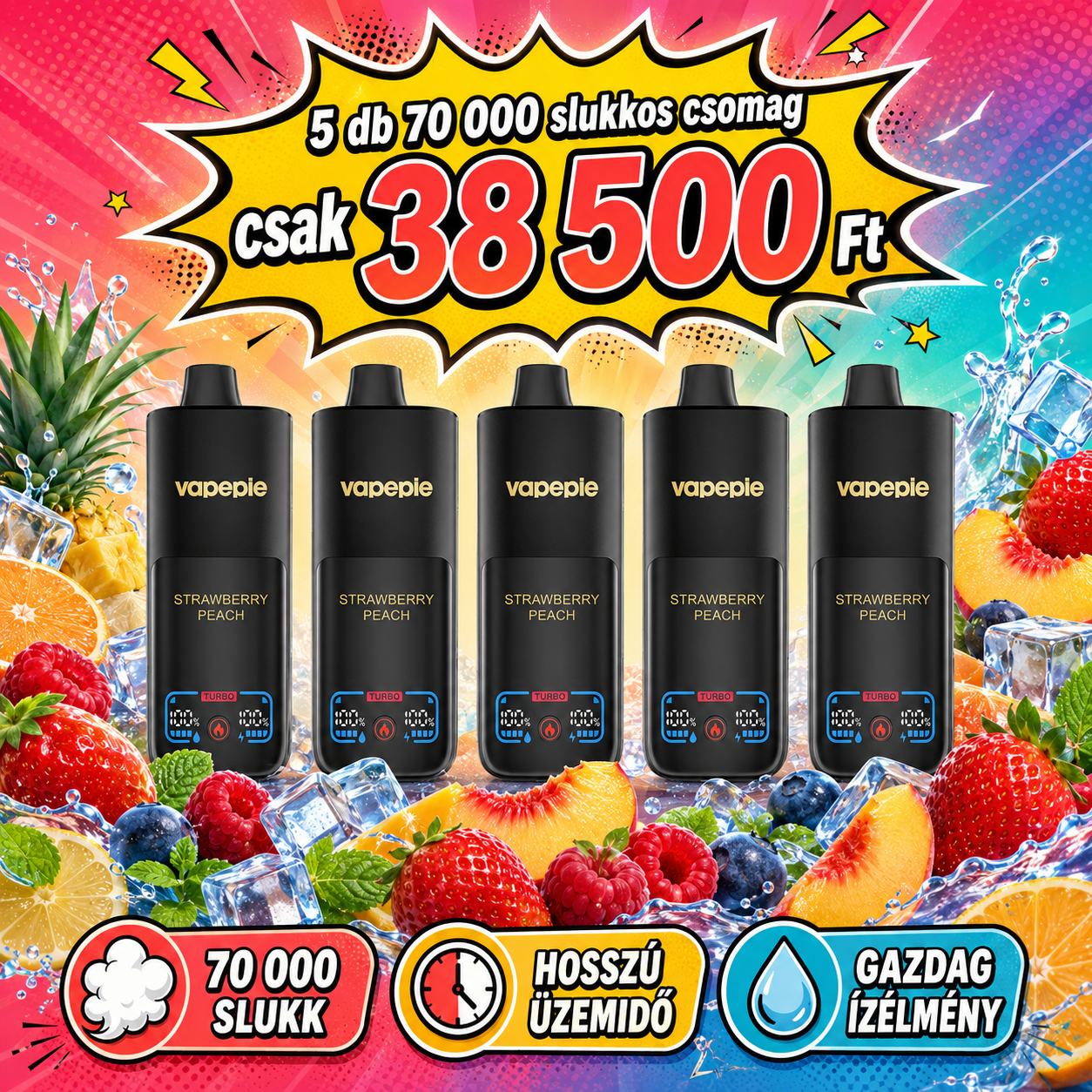 70K akciós 5-es csomag