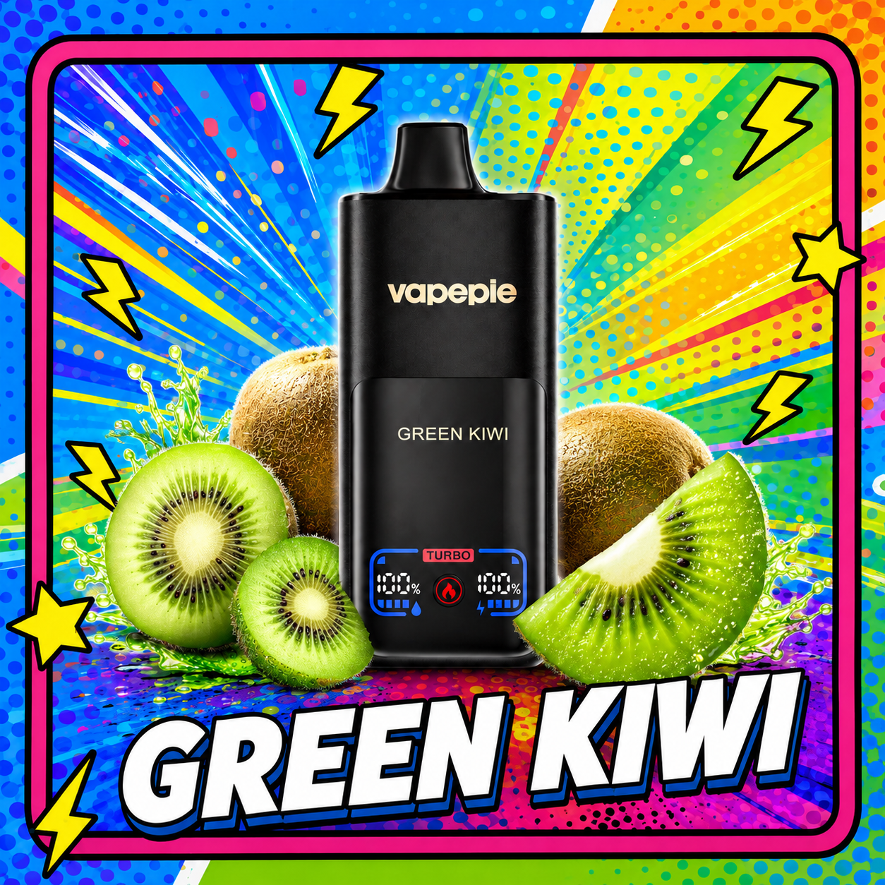 VAPEPIE 70000 PUFFS-Kivi íz