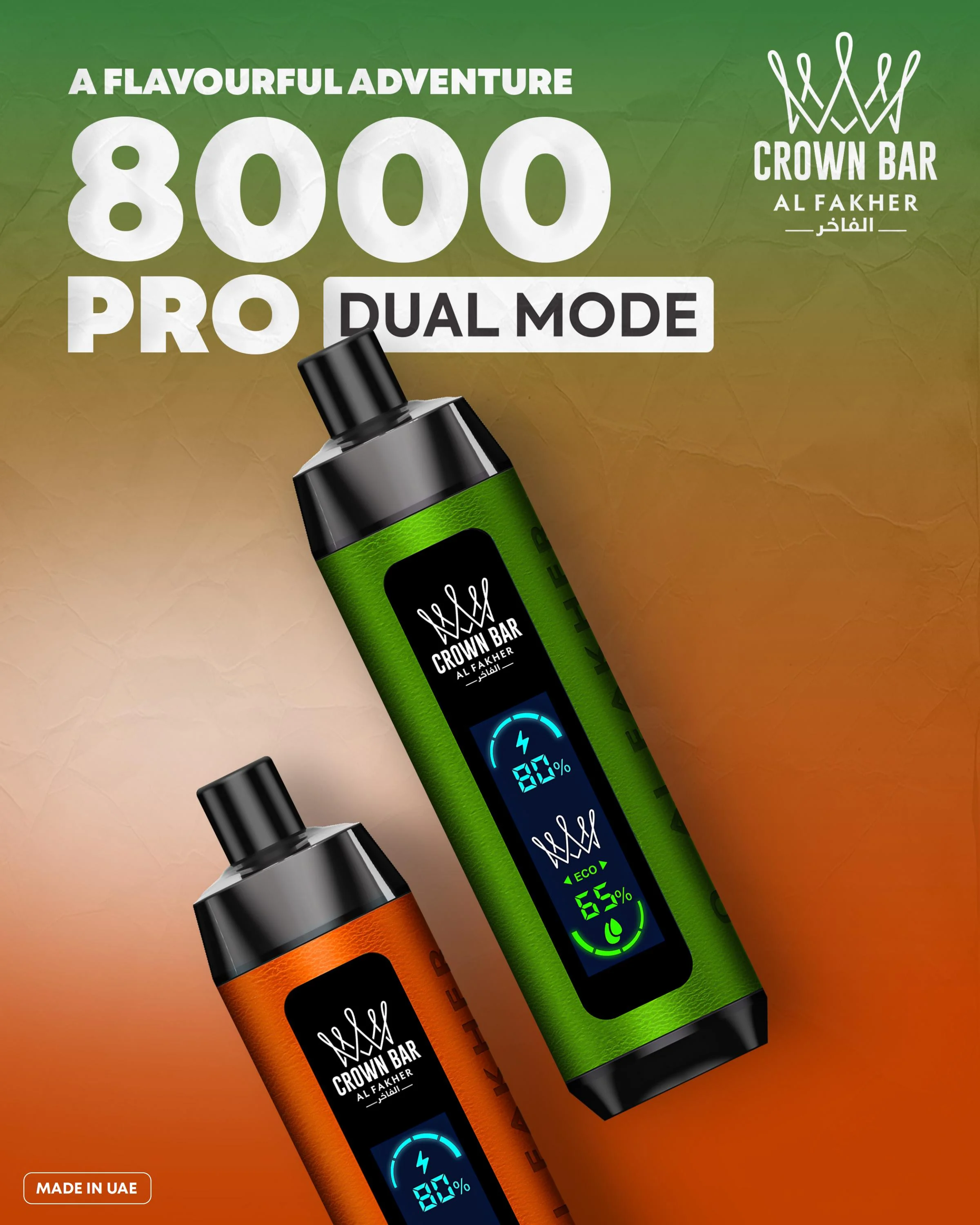 AL FAKHER 15000 Puffs with Integrated Hookah Soundwaves!
