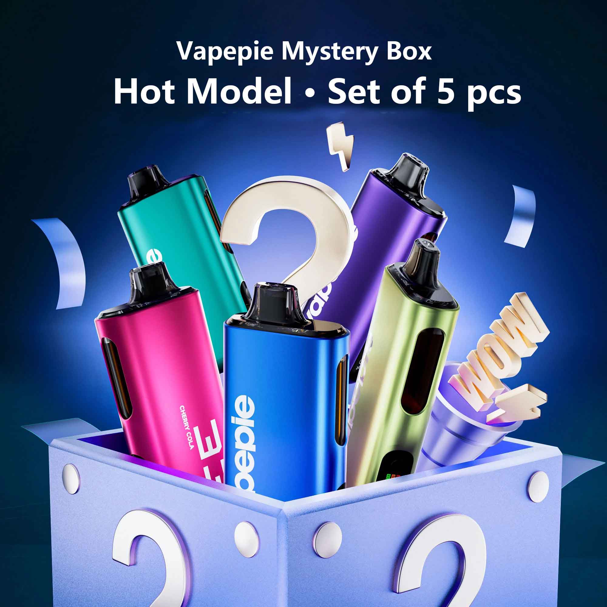 💎 5-Pack Mystery Box — VAPEPIE Max 40,000 PUFFS Surprise Bundle