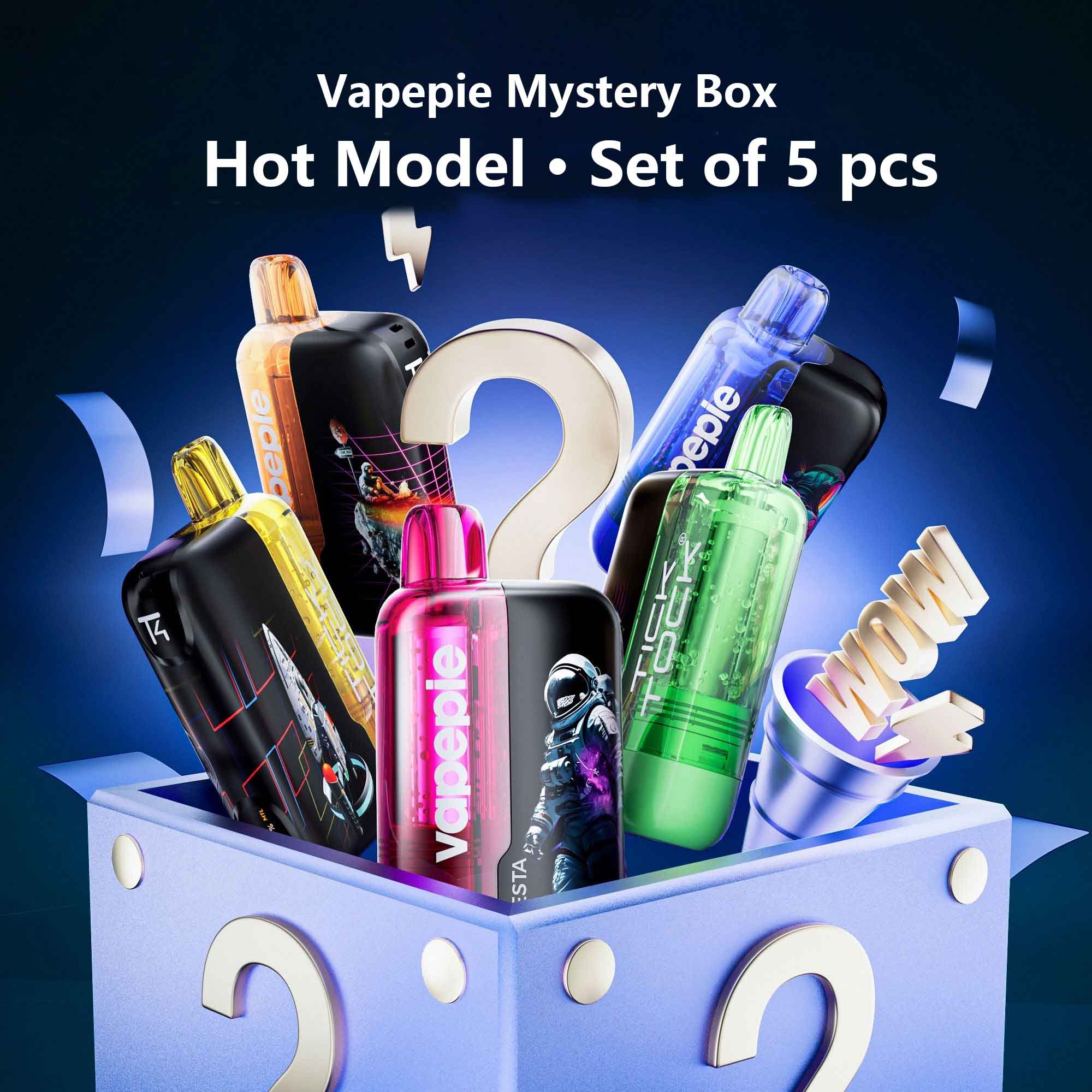 💎 5-Pack Mystery Box — VAPEPIE × TK Ultra Phantom 30,000 PUFFS Surprise Bundle