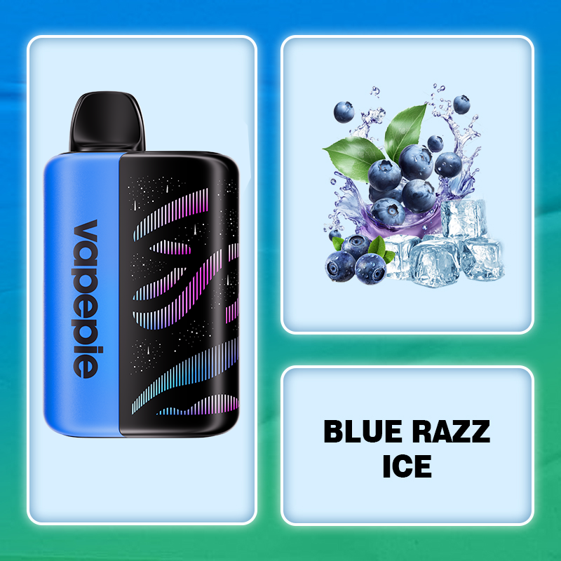 Blue Razz Ice | 35000 Puffs Rechargeable Disposable Vape