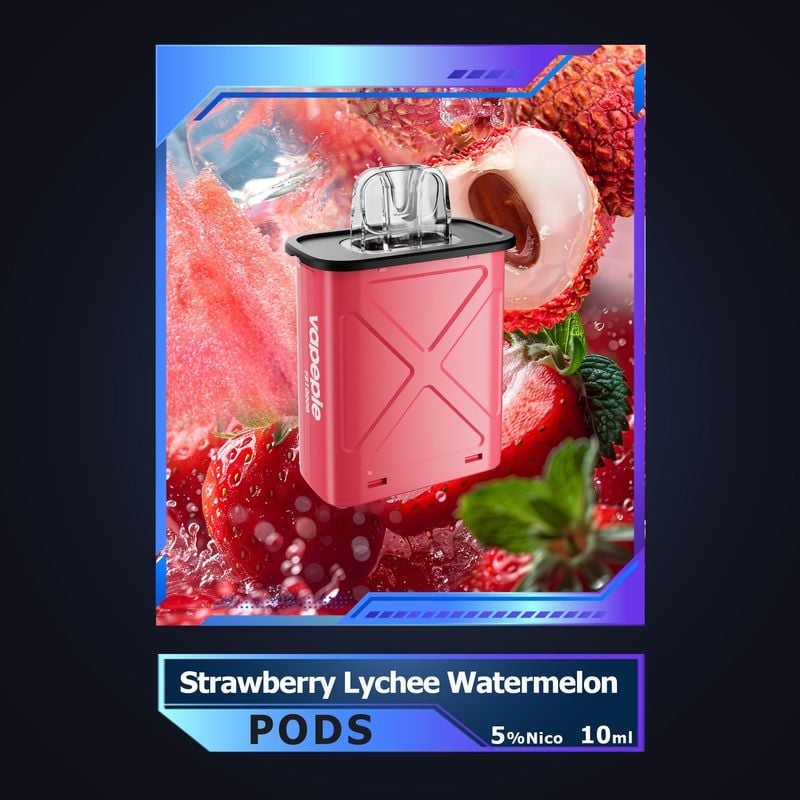 VAPEPIE FlexSwitch Kit Einweg-Pod – 10.000 Züge, Set mit 22 Geschmacksrichtungen und nachfüllbarem Pod