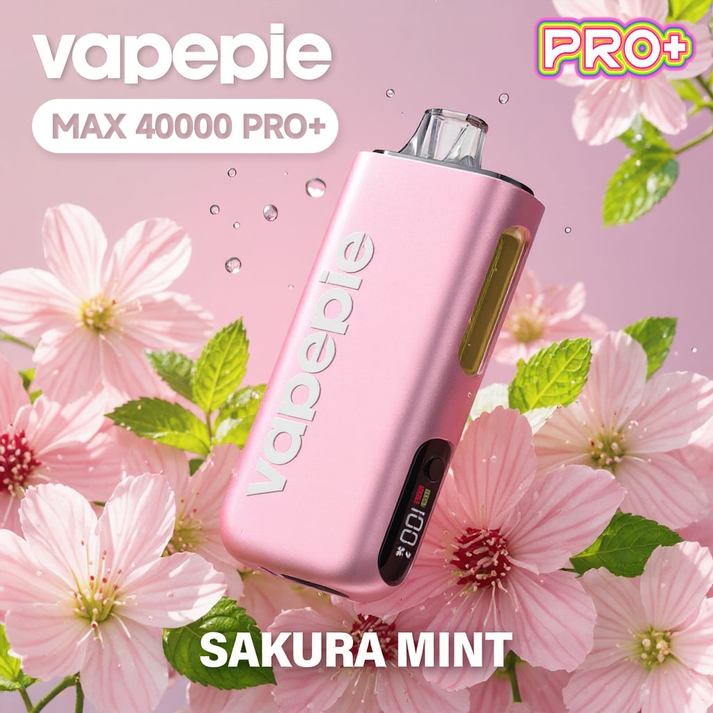 Sakura-máta - ✨VAPEPIE MAX 40000 PUFFS PRO+