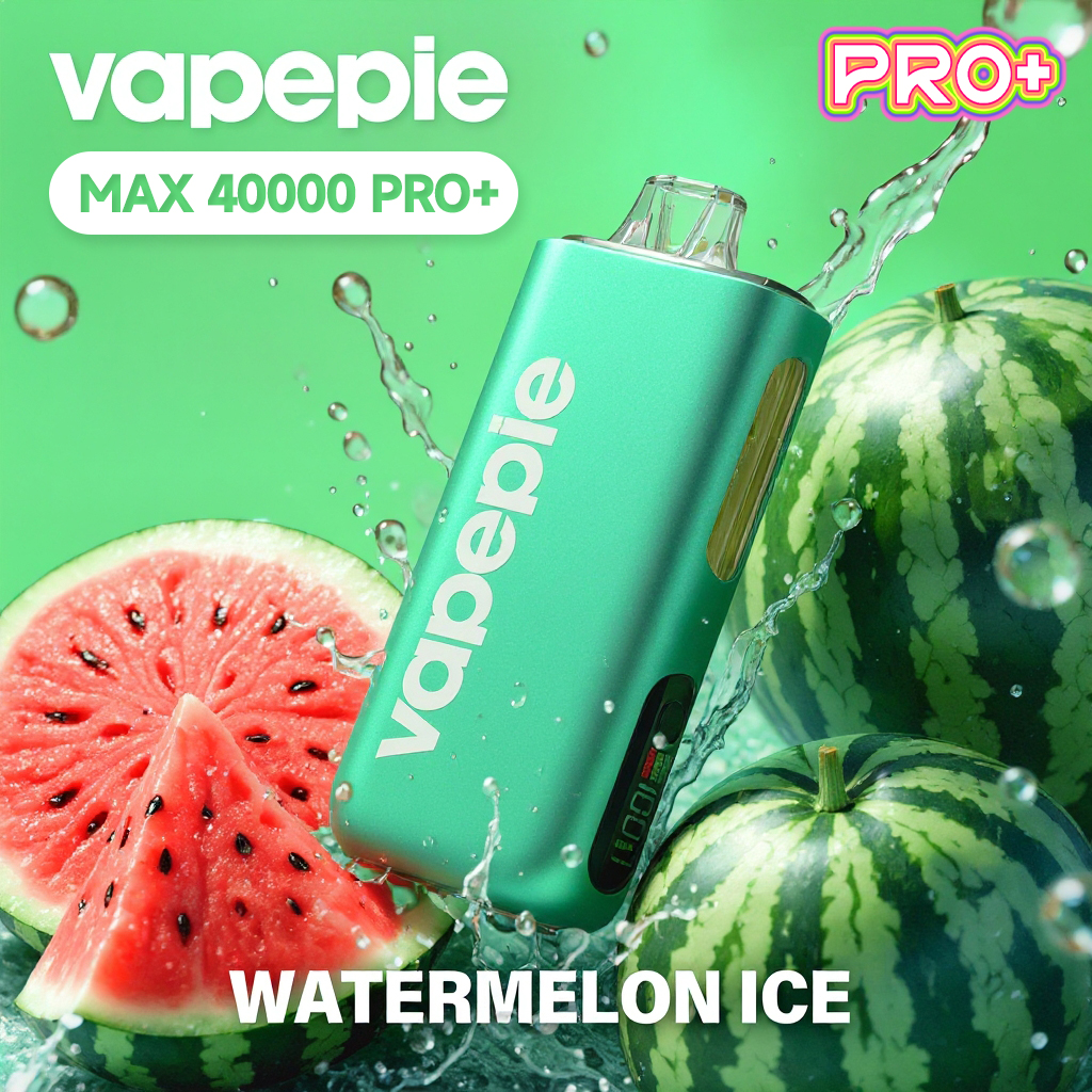 Ledový meloun - ✨VAPEPIE MAX 40000 PUFFS PRO+
