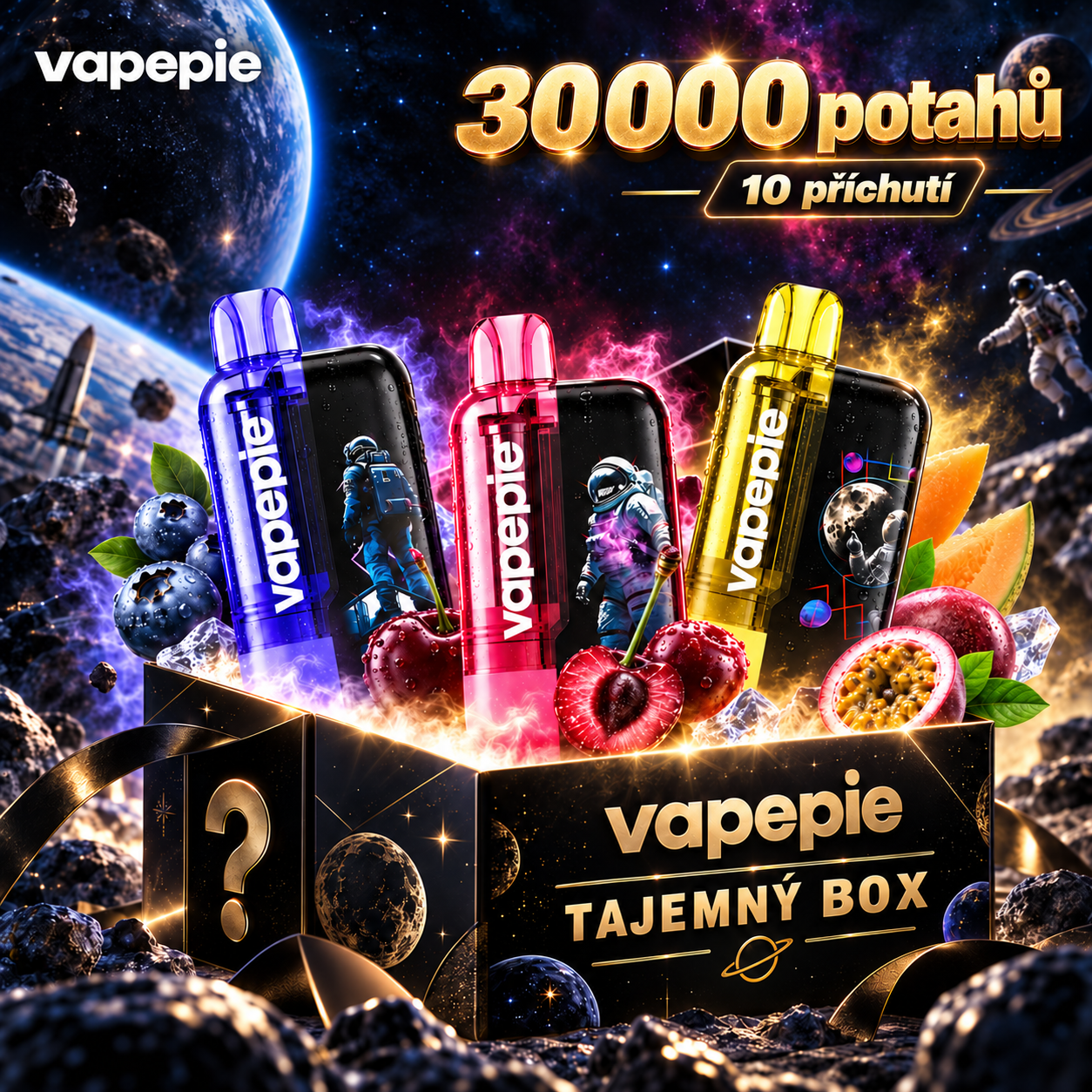 🧑‍🚀✨VAPEPIE Ultra Phantom 30 000 Potahů