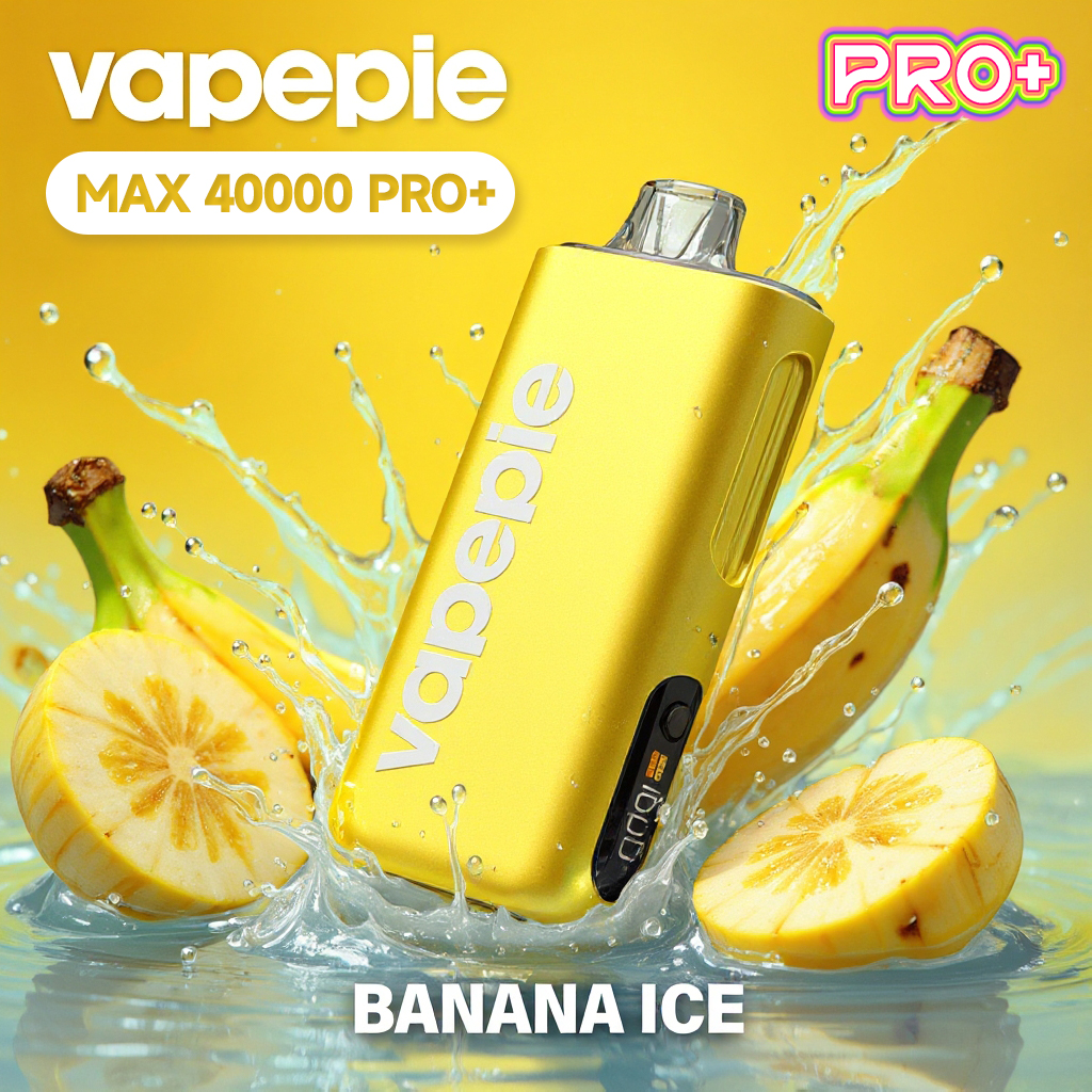 Banánový led- ✨VAPEPIE MAX 40000 PUFFS PRO