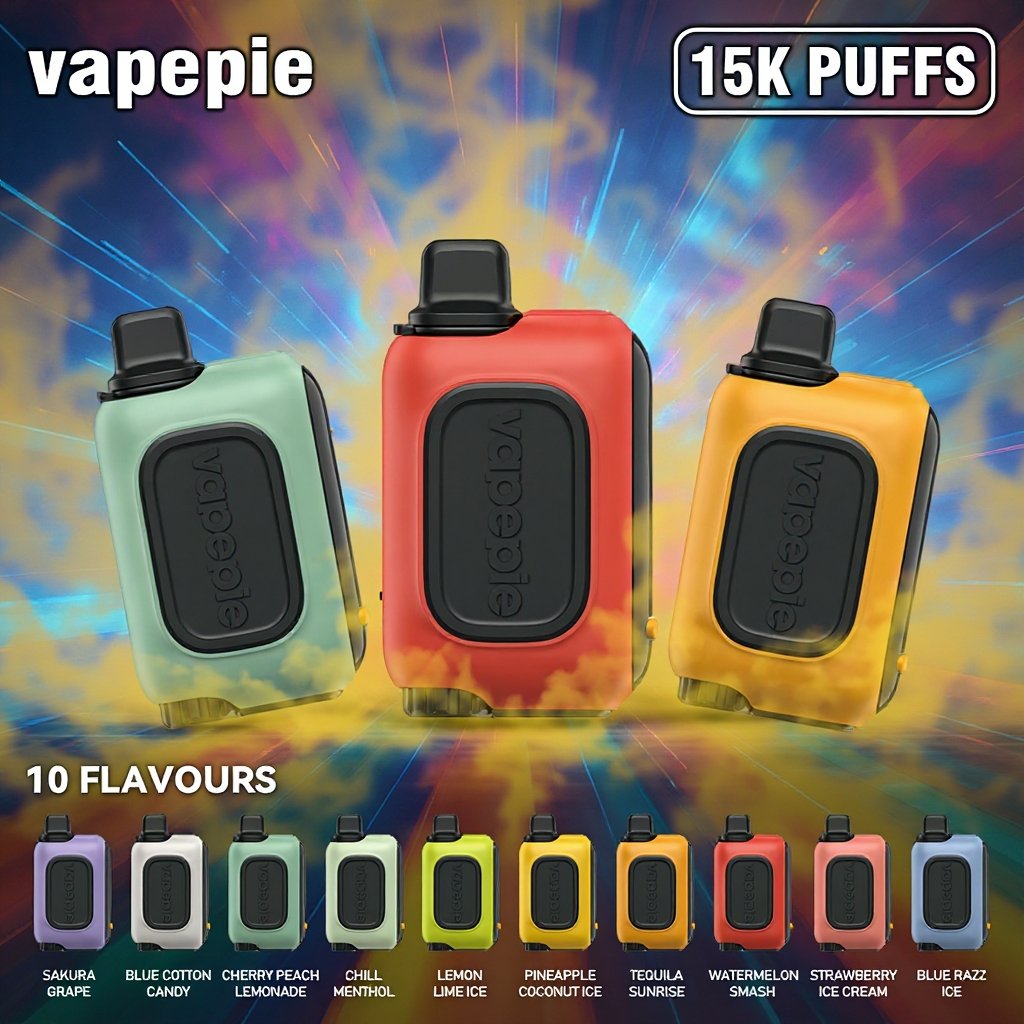 VAPEPIE RO 15000 PUFFS - maximální výdrž pro náročné uživatele - 10 příchutí