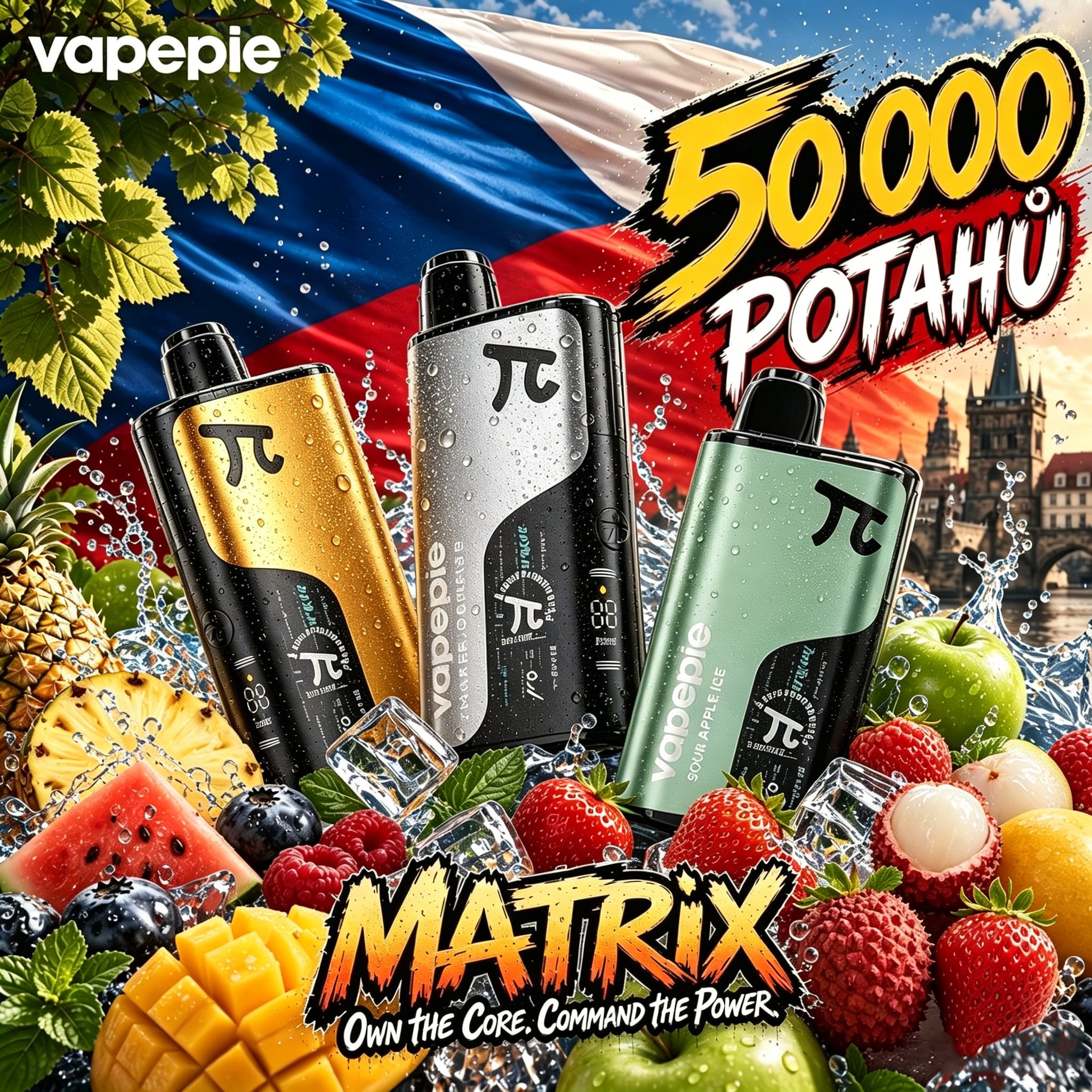 VAPEPIE MATRIX 50000 Potahů - Výroční novinka