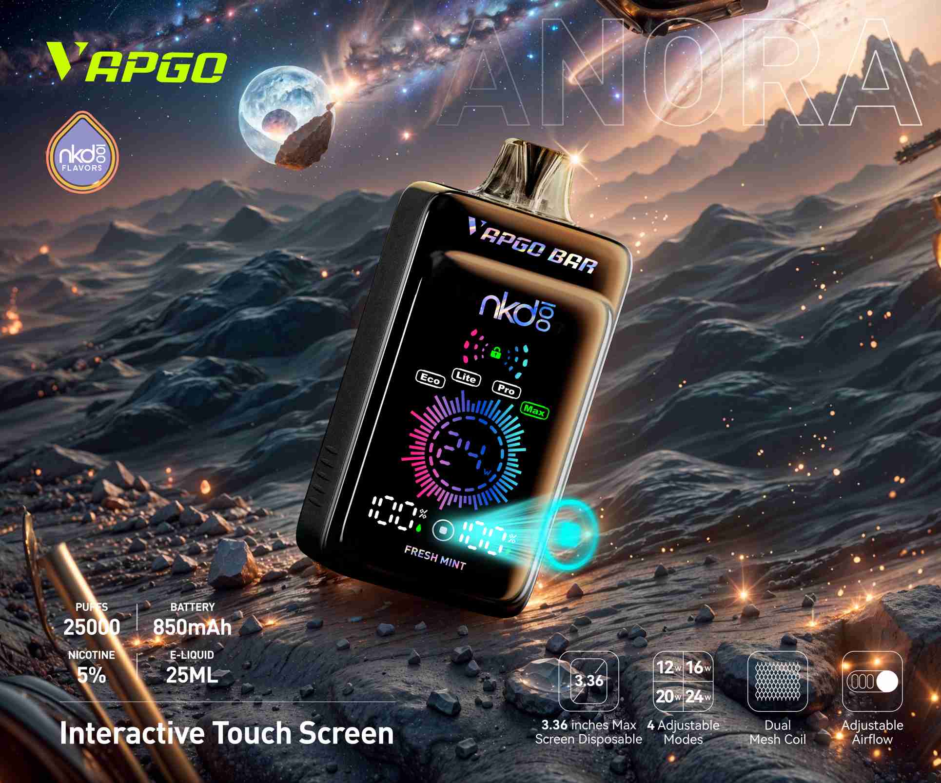 Vapgobar Panora 25000 PUFFS MAX