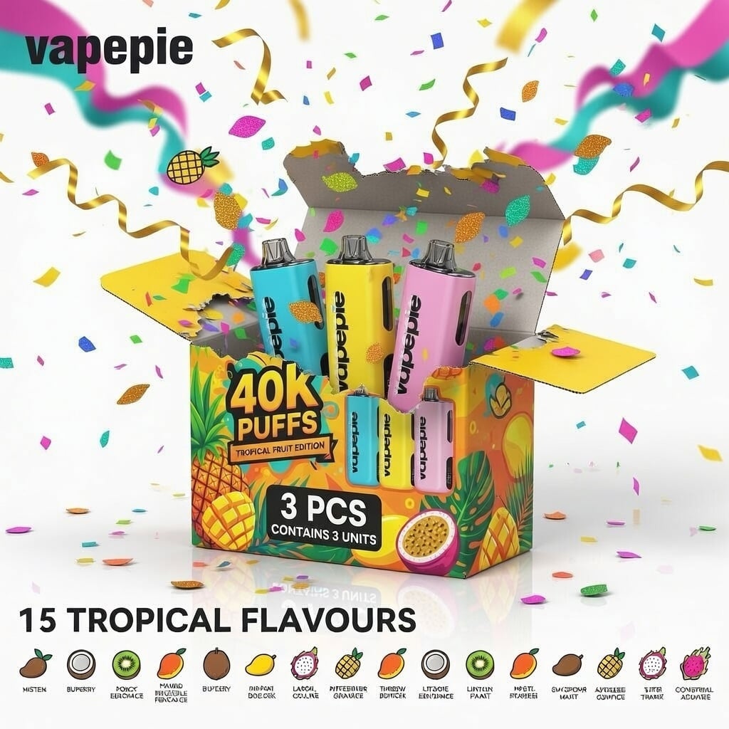 3 db🎁Mystery Box🎁 – titokzatos ajándékodat🔥VAPEPIE Max Power 40000 PUFFS