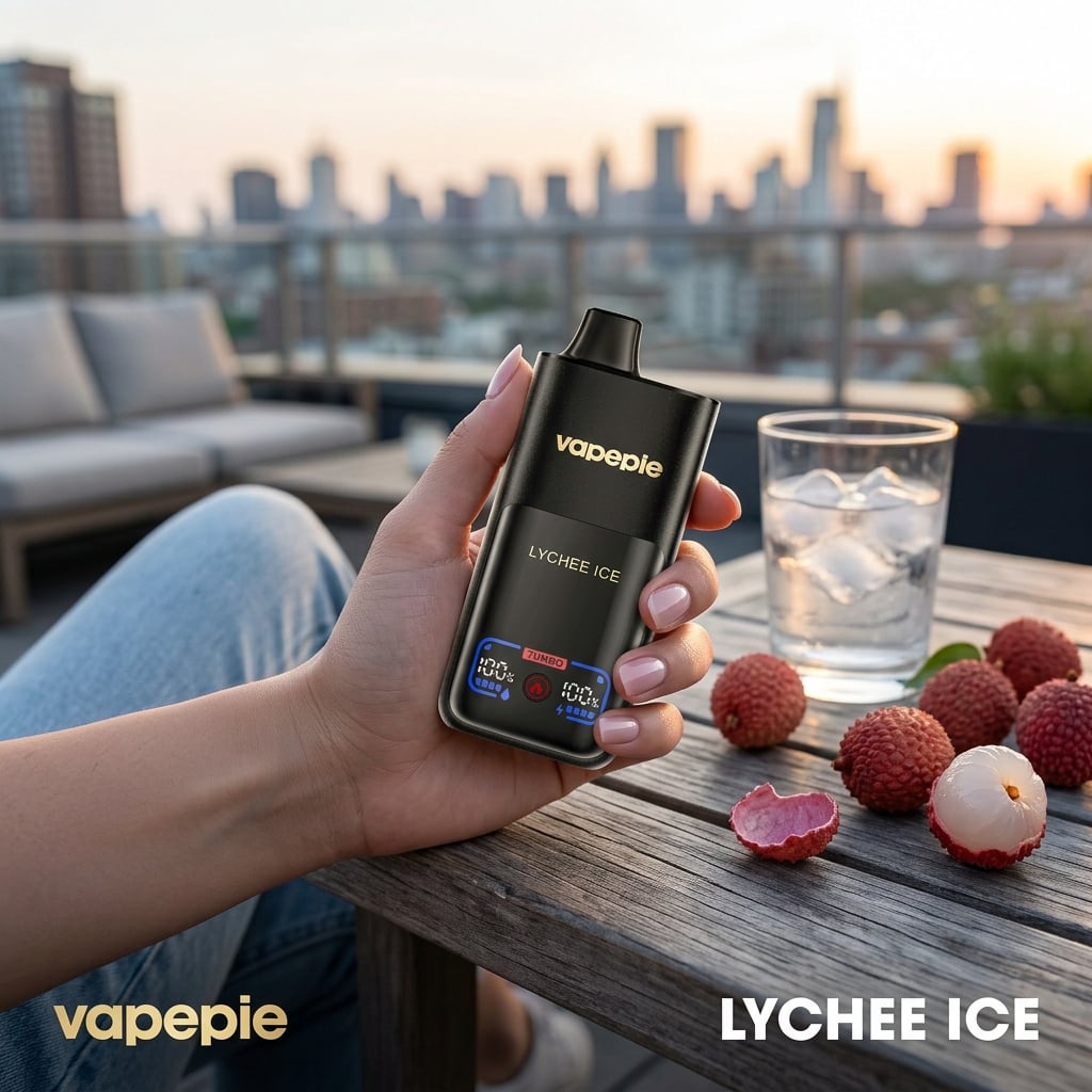 Fagyos Licsi💥VAPEPIE Mega 70000 PUFFS