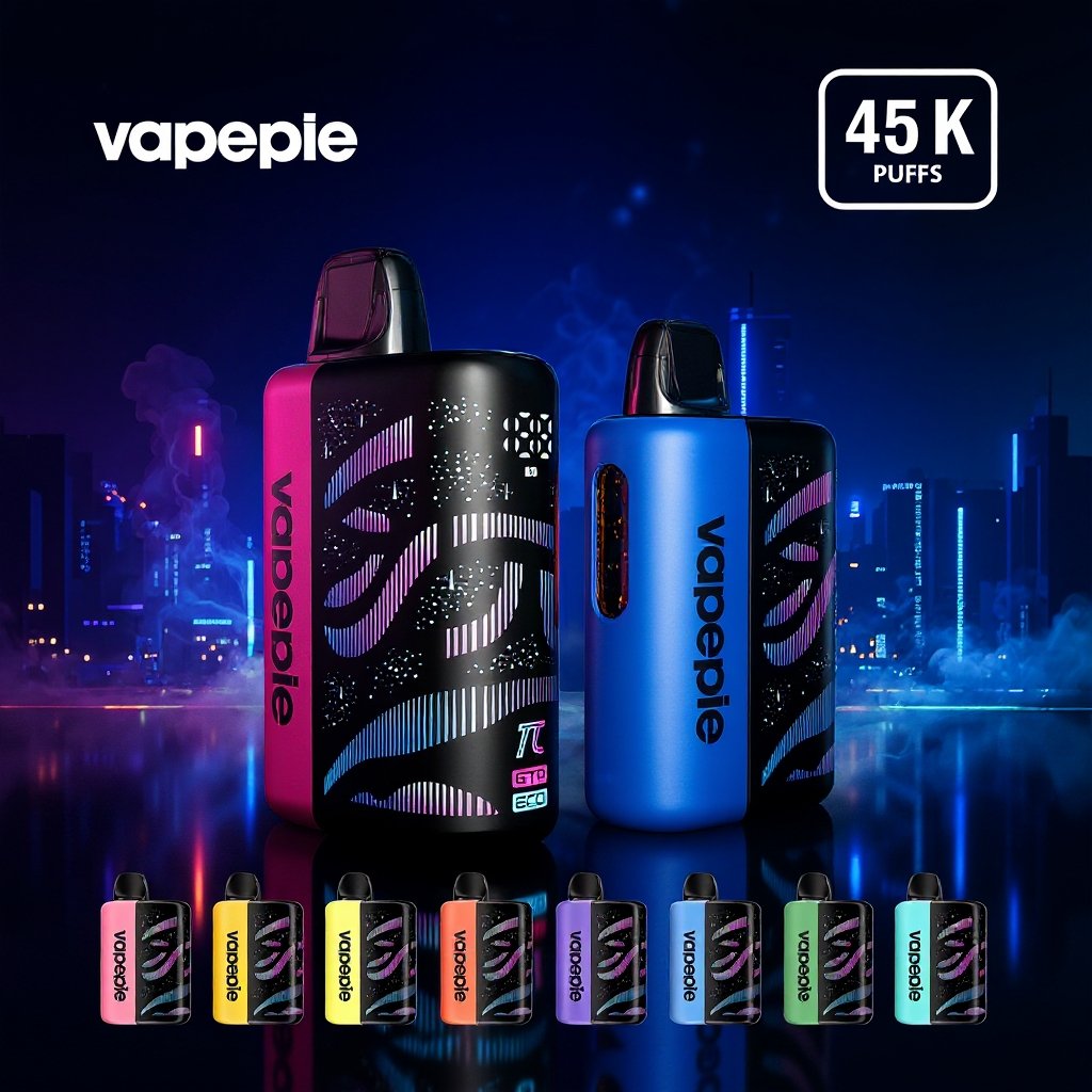 💎Vapepie Galactic Gleam 45000 Puffs - A legújabb modell LED légzőfény kijelző