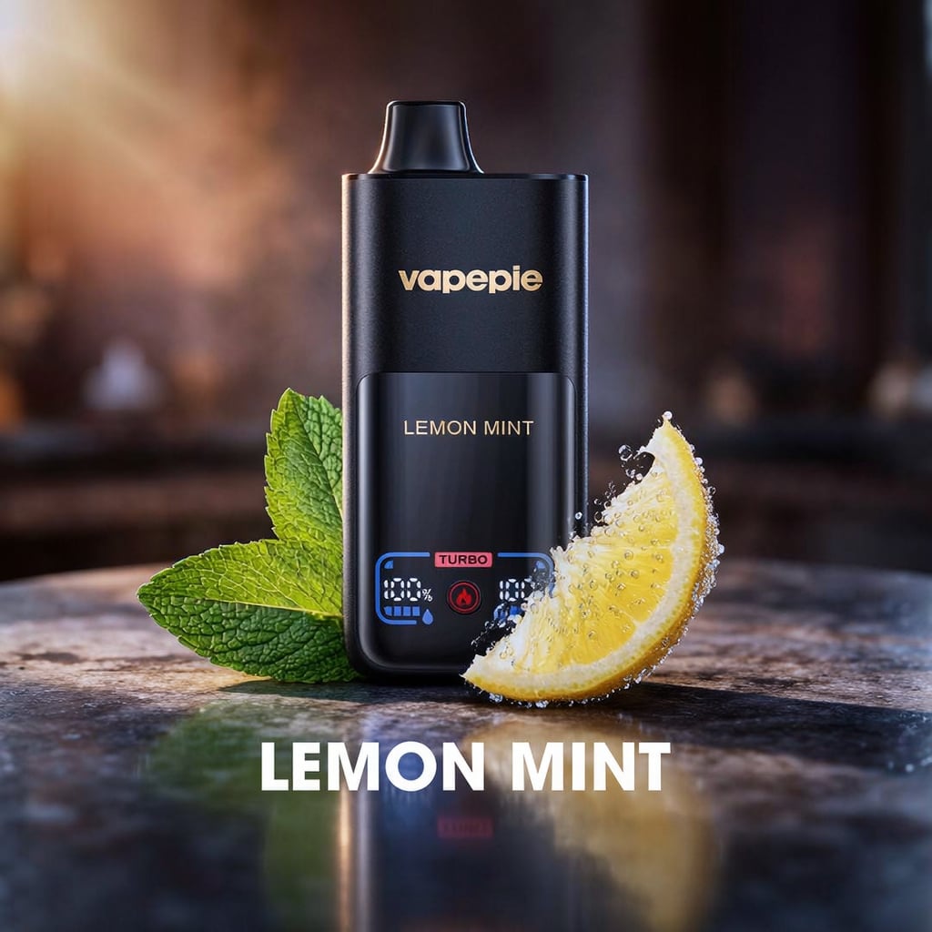 Citrom-Menta💥VAPEPIE Mega 70000 PUFFS