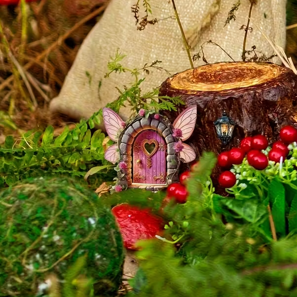 🧚‍♂️🌸 Enchanted Fairy Garden Door Decor – Create a Magical Entryway! ✨