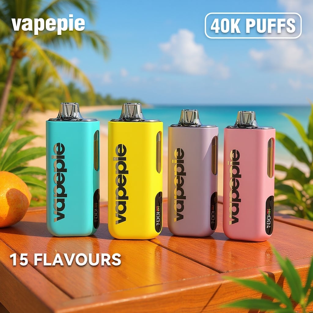 VAPEPIE Max 40000 &scaron;luků &ndash; př&iacute;chuť Mango Ice, ovocn&aacute; chuť s ledov&yacute;m n&aacute;dechem