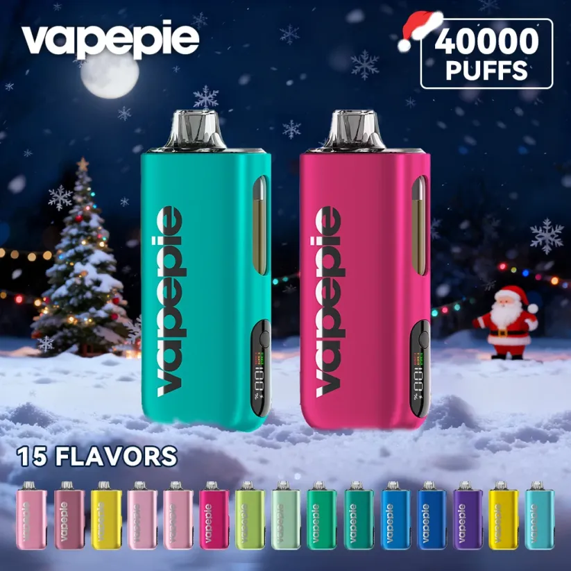 🔥VAPEPIE Max TK 40000 PUFFS (potáhnutí) - 💥První ultratenký Vape na světě s velkou kapacitou💥
