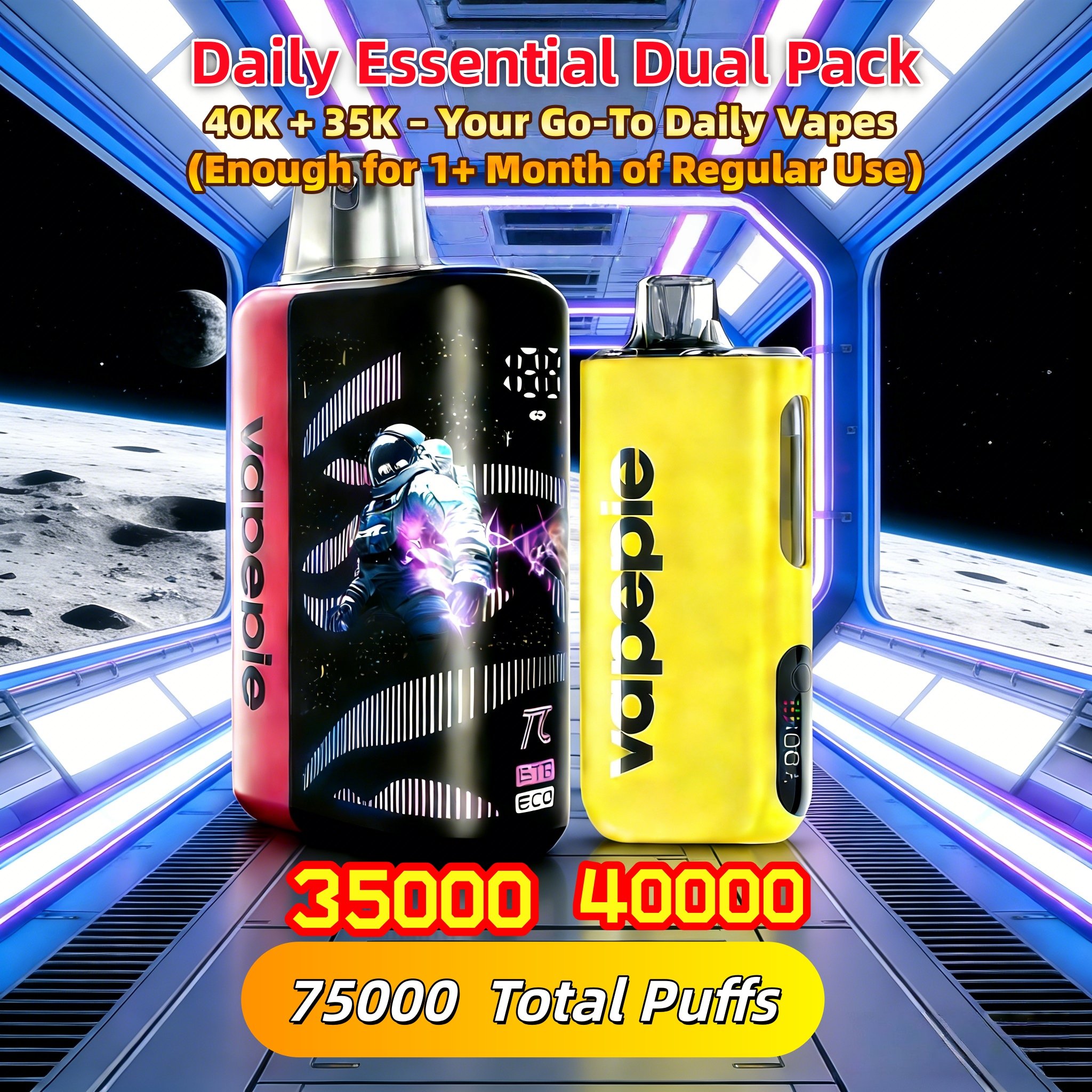 40K + 35K – （1.5+ Months of Daily Use)